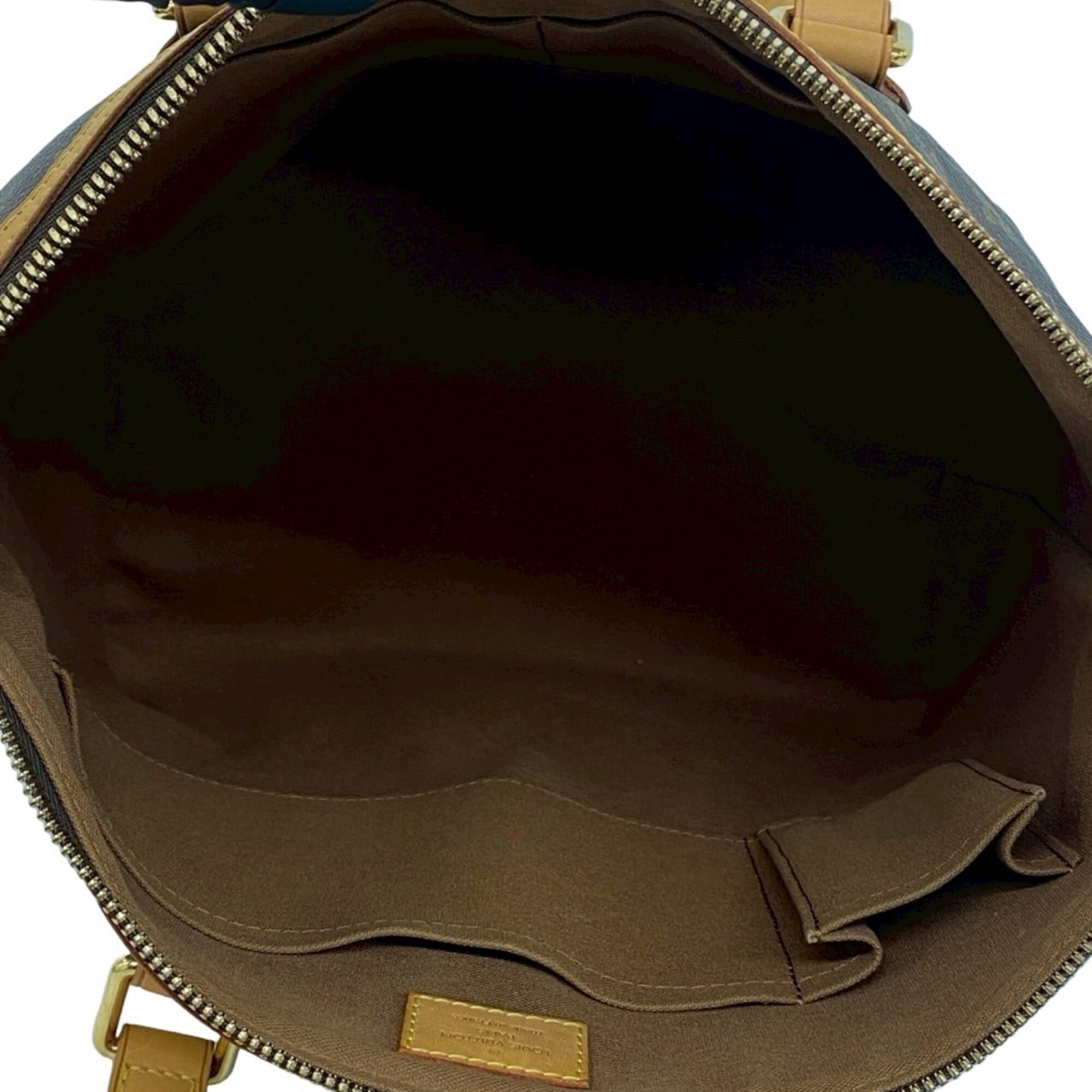 Louis Vuitton Brown Leather Pvc Shoulder Bag Tote Bag (Pre-Owned)