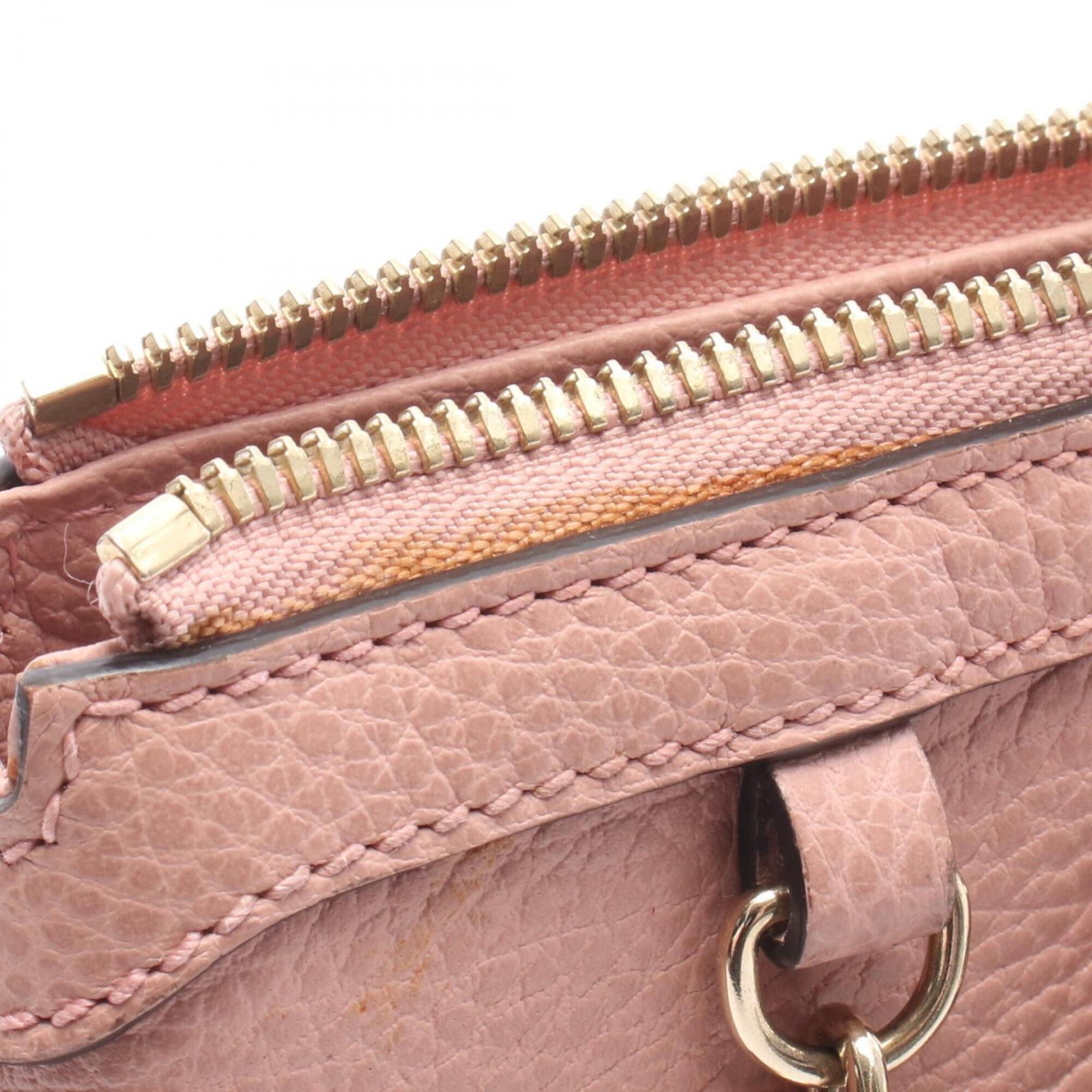 Gucci Pink Leather Handbag (Pre-Owned)
