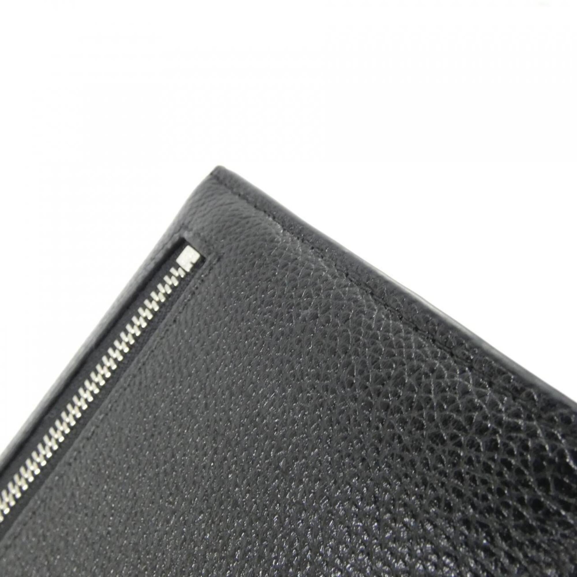 Loewe Black Leather Long Wallet (Bi-Fold) (Pre-Owned)