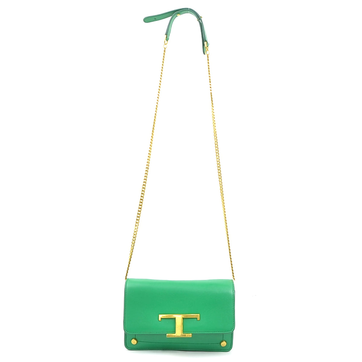 Tod's Green Leather Fanny Pack Shoulder Bag (Pre-Owned)