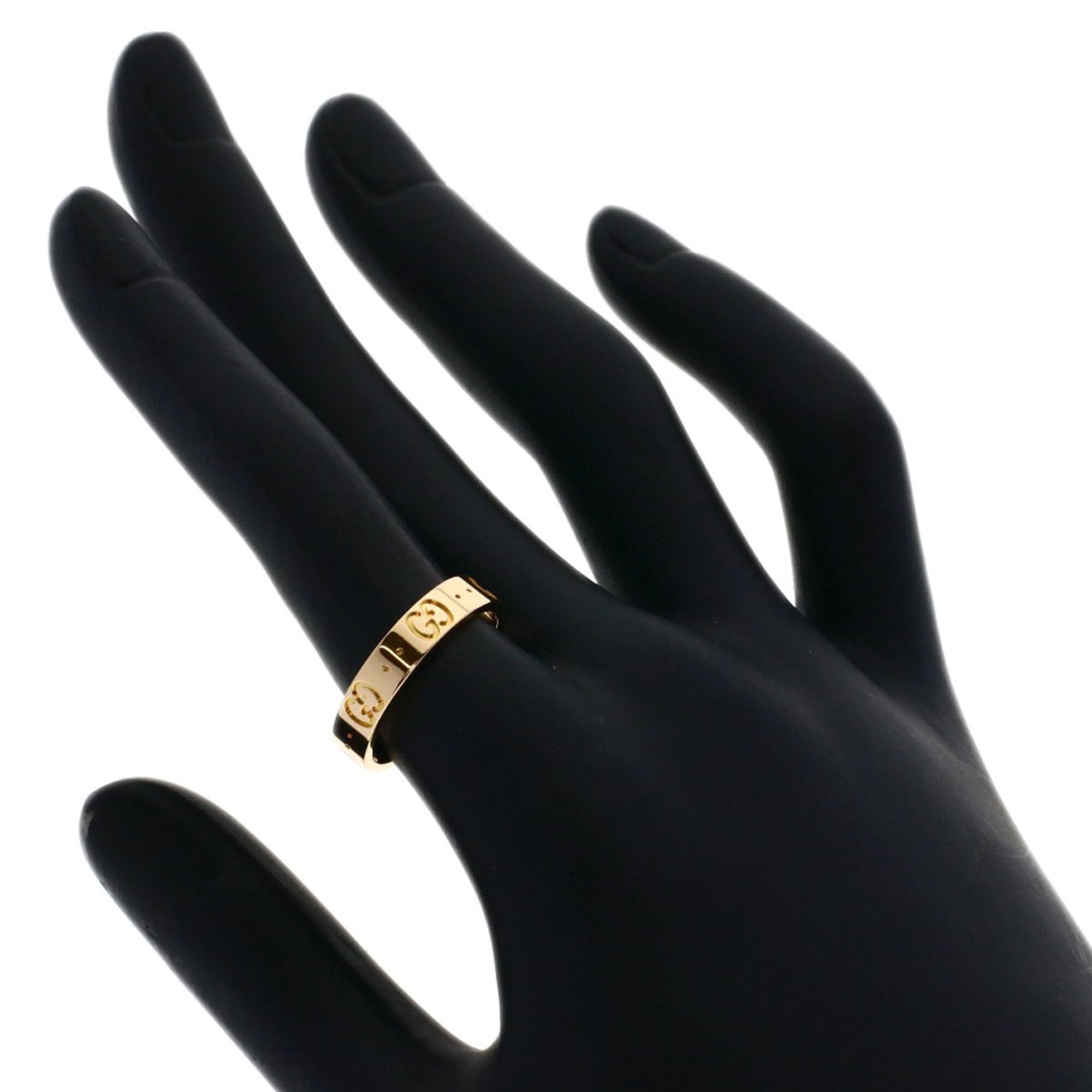 Gucci Icon Pink Gold (18K) Band Ring (Pre-Owned)
