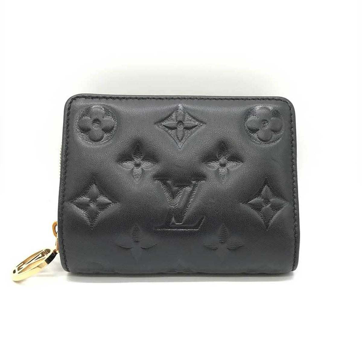 Louis Vuitton Black Monogram Mat Wallet (Bi-Fold) (Pre-Owned)