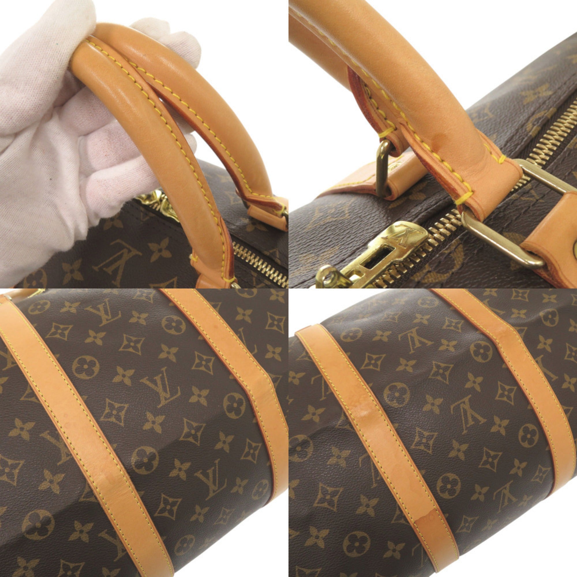 Louis Vuitton Brown Monogram Monogram Boston Bag (Pre-Owned)
