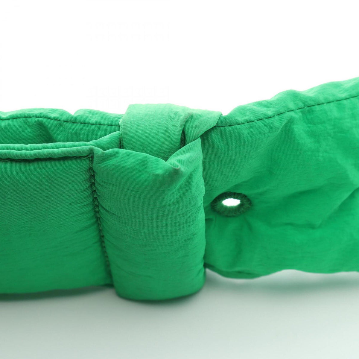 Bottega Veneta Green Nylon Handbag Pouch Shoulder Bag (Pre-Owned)