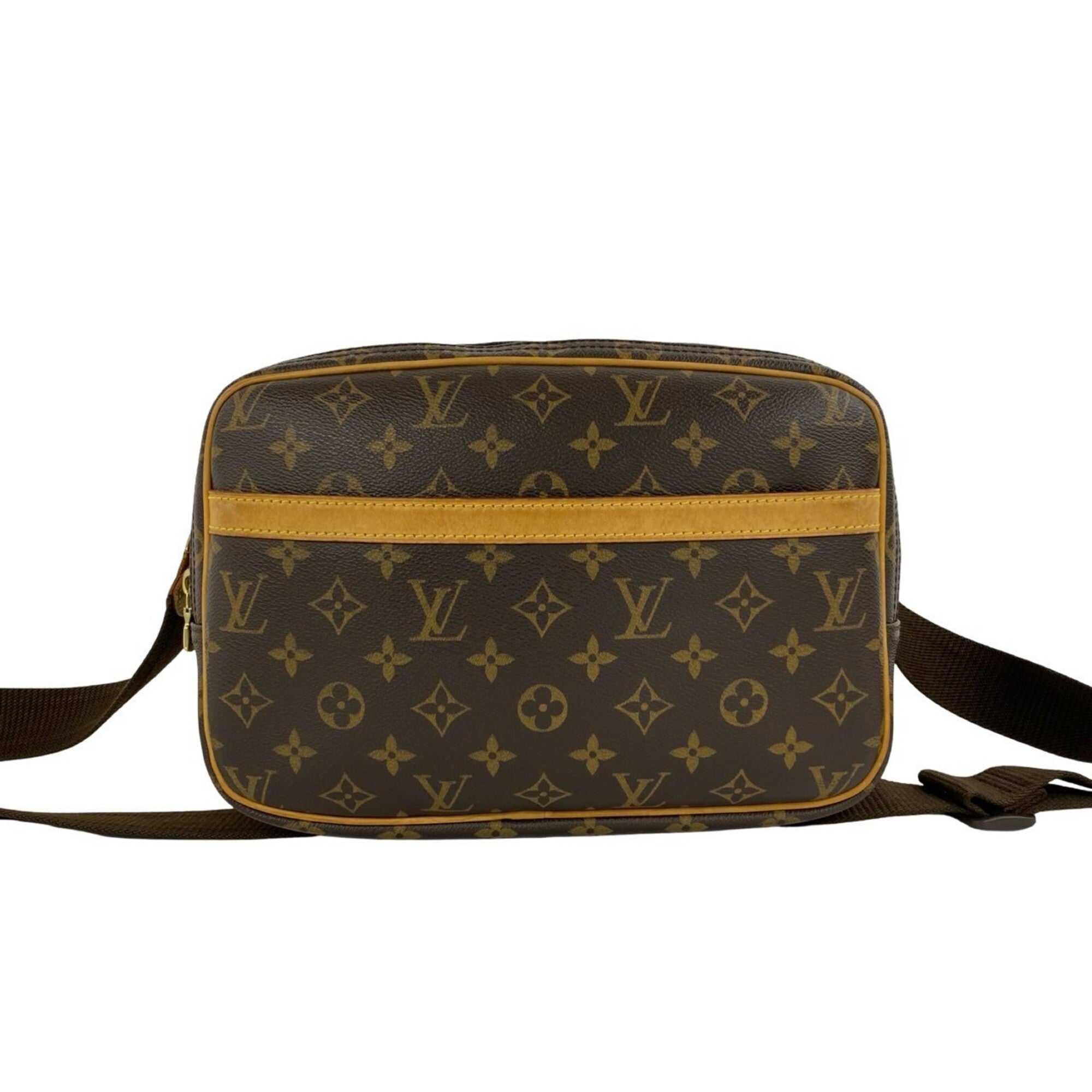 Louis Vuitton Brown Leather Pvc Pochette Shoulder Bag (Pre-Owned)
