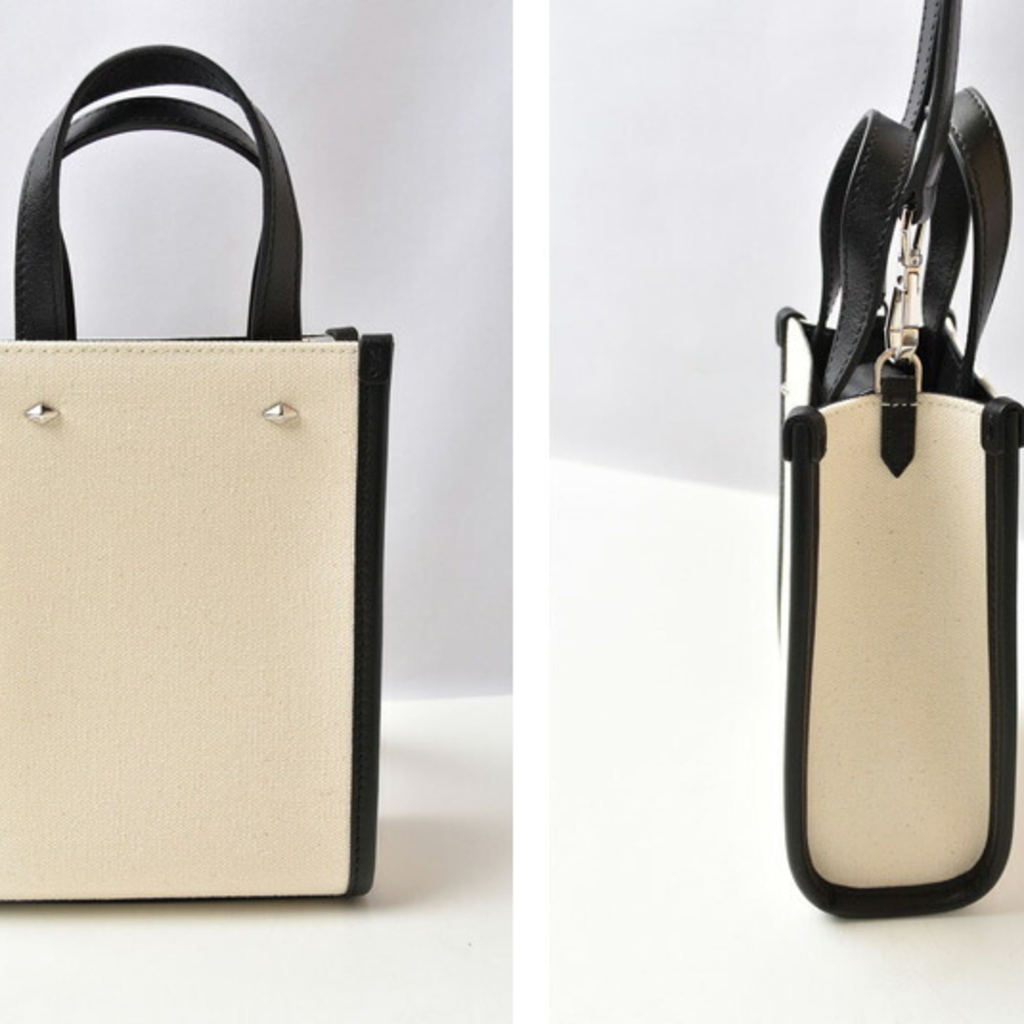 Jimmy Choo Cotton Shoulder Bag Tote Bag (Pre-Owned)