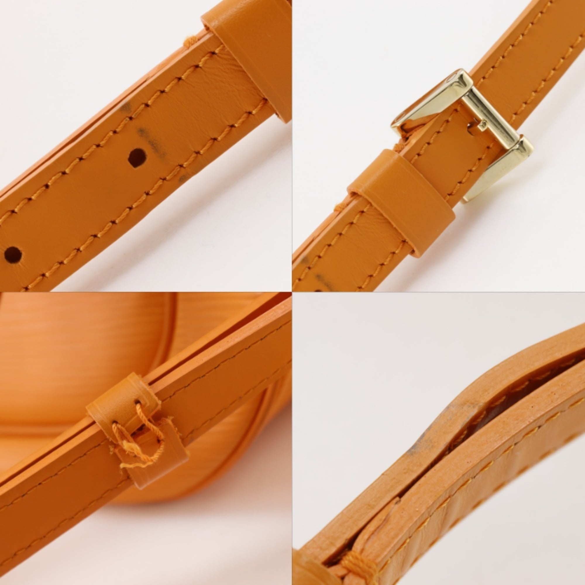 Louis Vuitton Mandarin Orange Epi Leather Handbag (Pre-Owned)