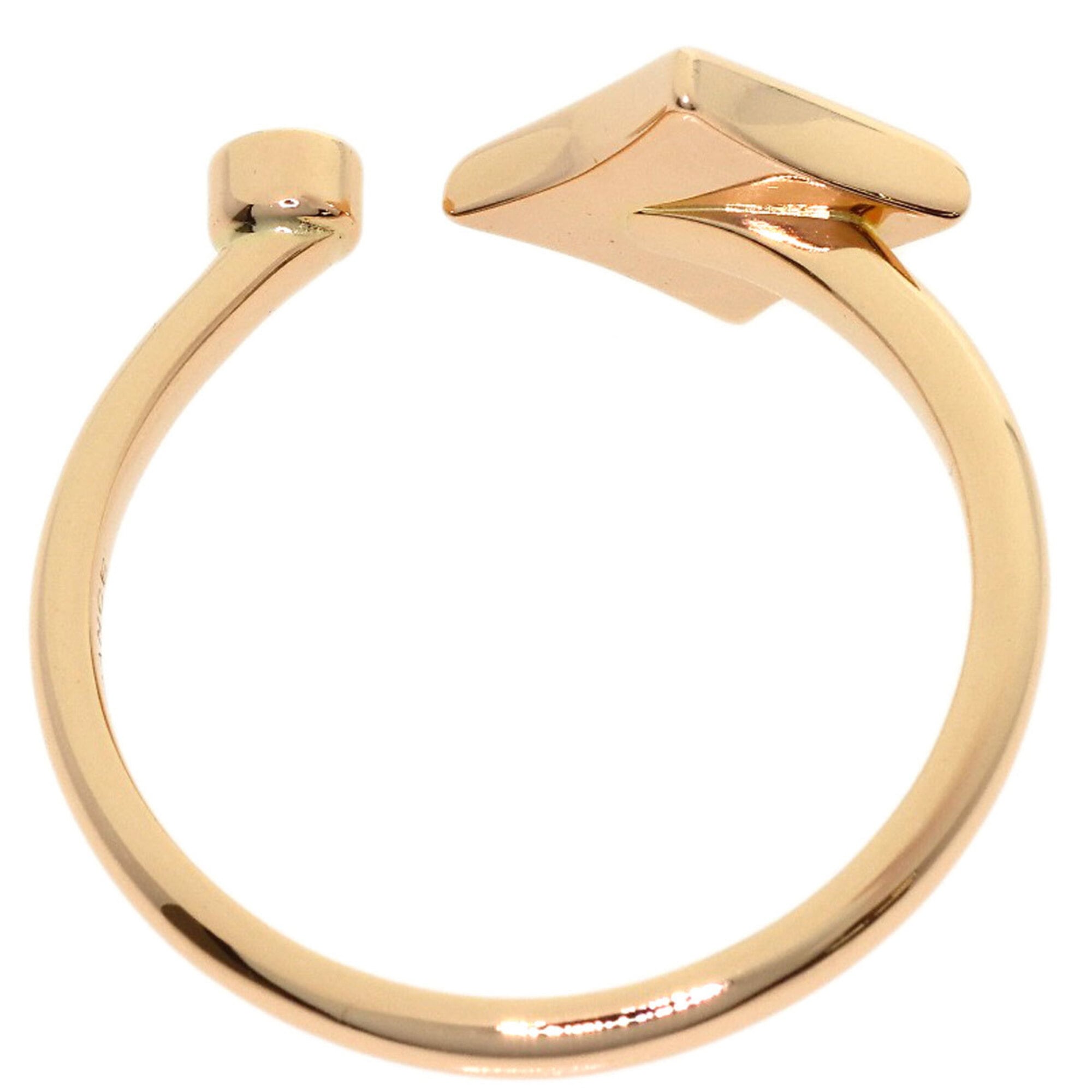 Louis Vuitton Pink Gold (18K) Band Ring (Pre-Owned)