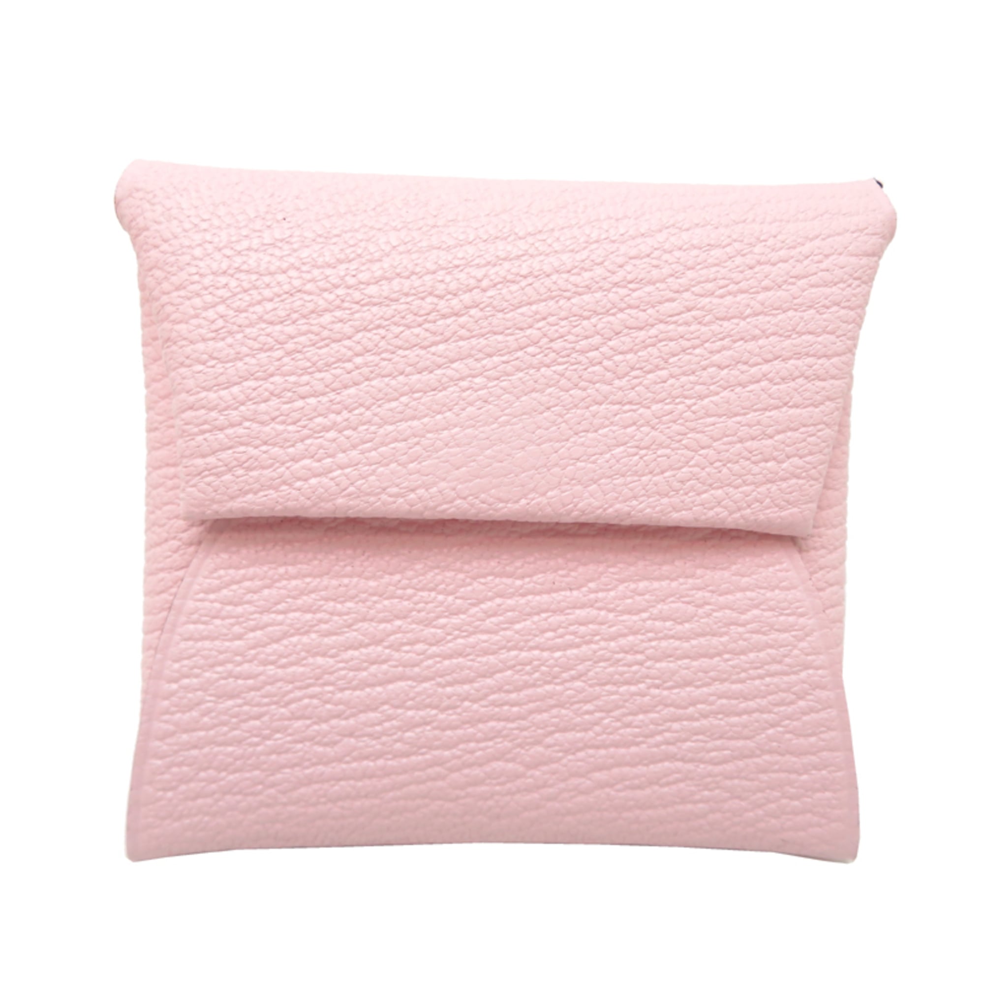 Hermes Light Pink Leather Coin Purse/Coin Case (Pre-Owned)