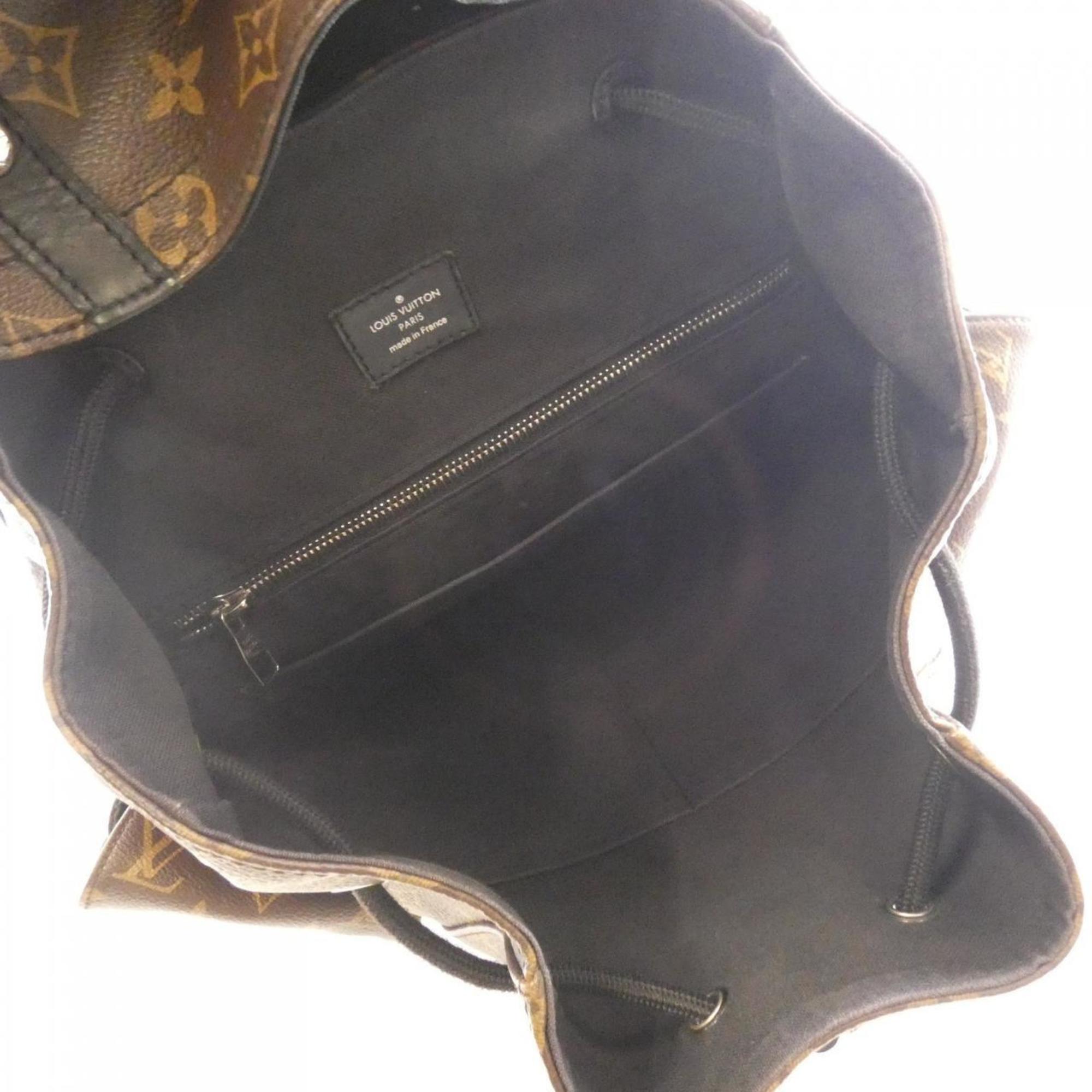 Louis Vuitton Brown Coated Canvas Backpack (Pre-Owned)