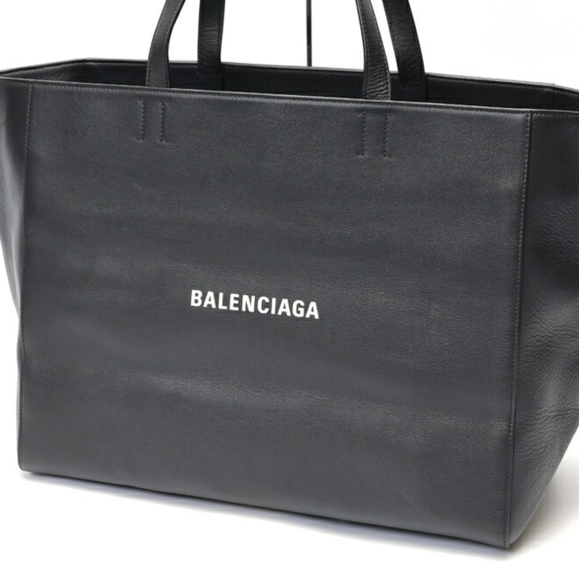 Balenciaga Black Leather Tote Bag (Pre-Owned)