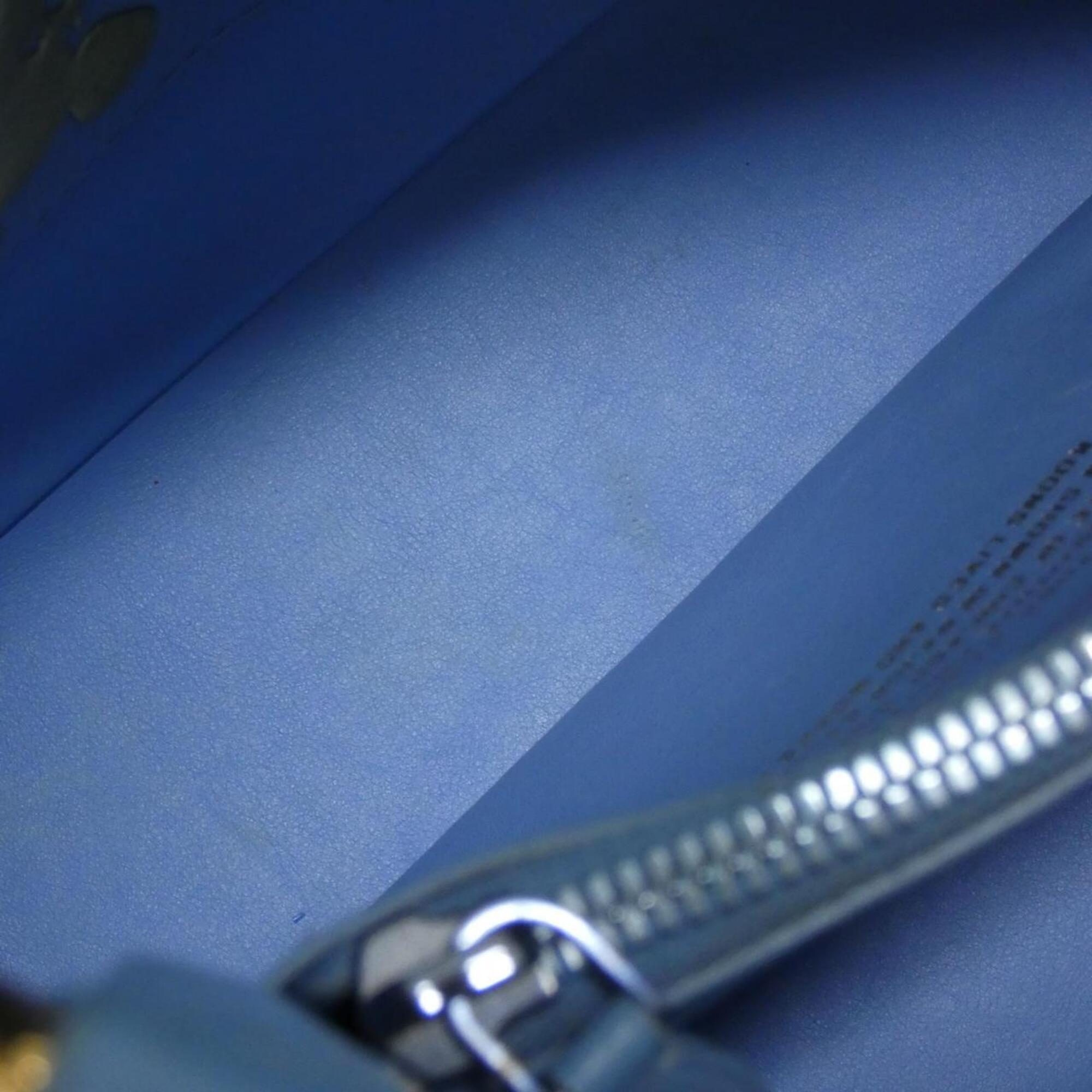 Louis Vuitton Monogram Sky Blue Coated Canvas Shoulder Bag (Pre-Owned)