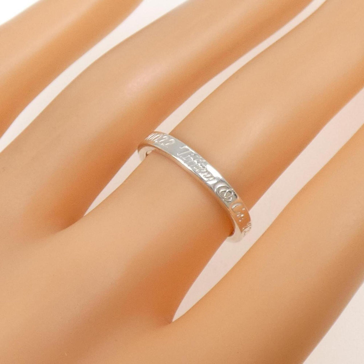 Tiffany Silver 925 Band Ring (Pre-Owned)