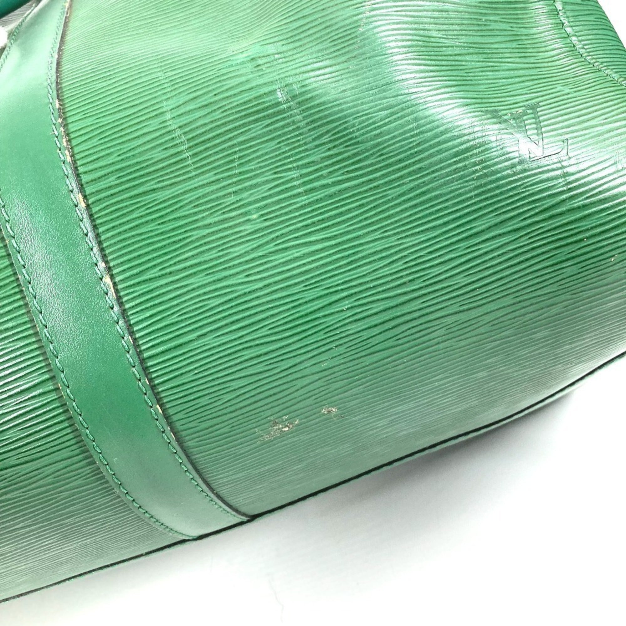 Louis Vuitton Epi Borneo Green Epi Leather Boston Bag Handbag (Pre-Owned)