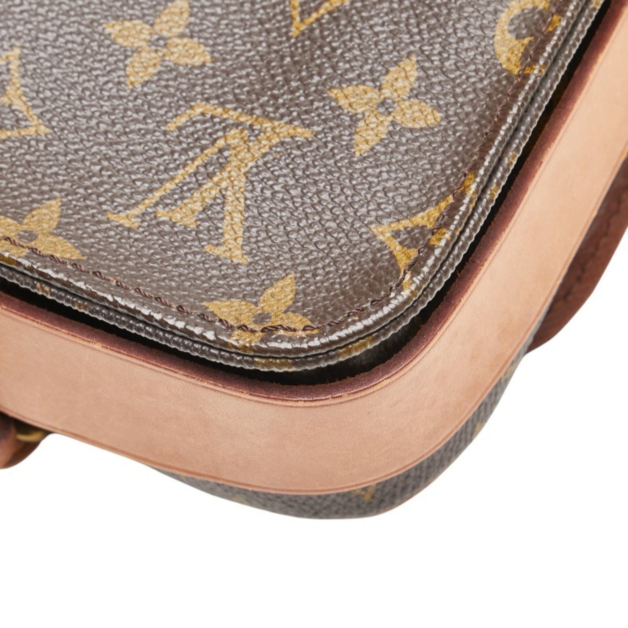 Louis Vuitton Monogram Brown Pvc Leather Shoulder Bag (Pre-Owned)