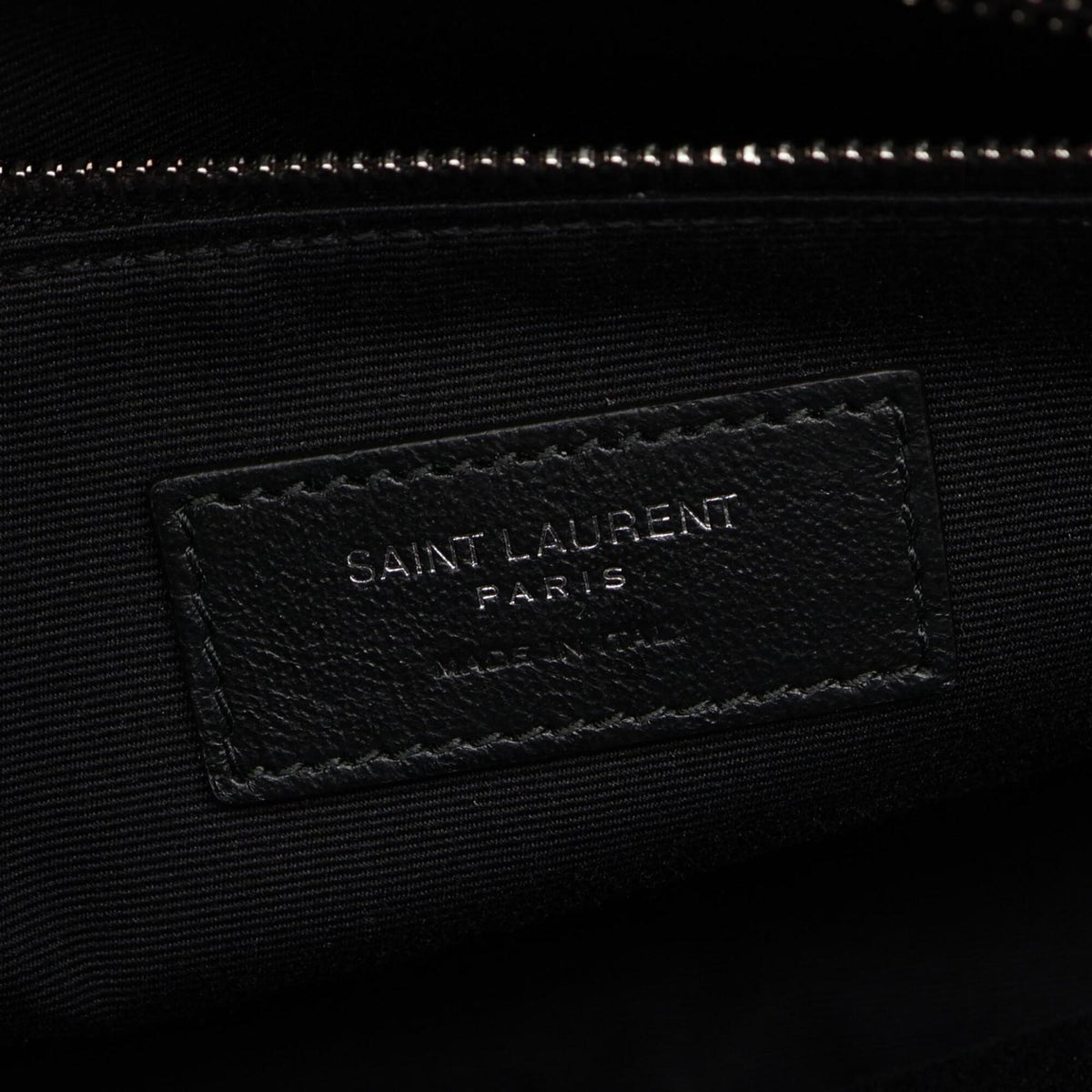 Saint Laurent Black Leather Handbag Tote Bag (Pre-Owned)