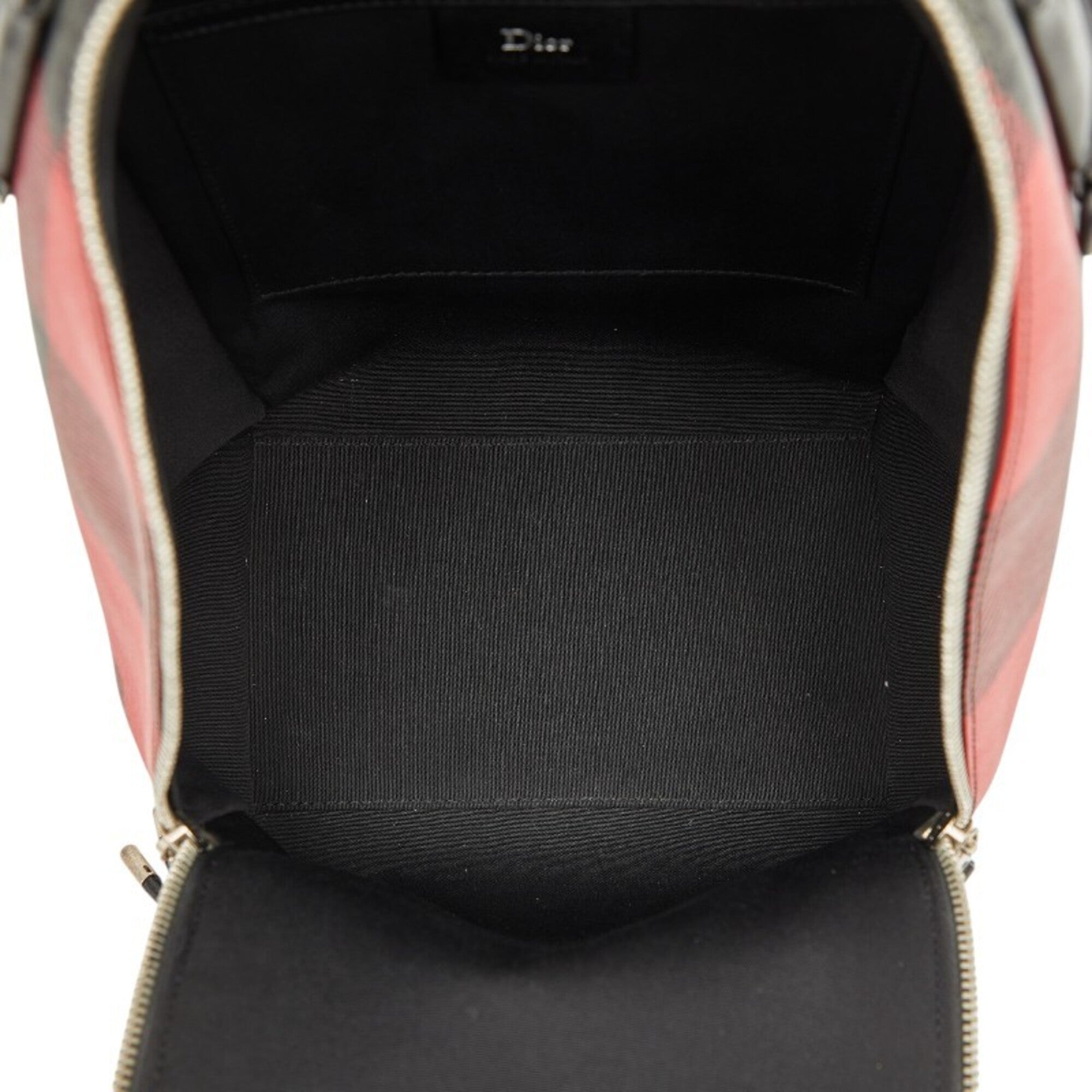 Dior Homme Black Red Color Pvc Leather Shoulder Bag Sling Bag (Pre-Owned)