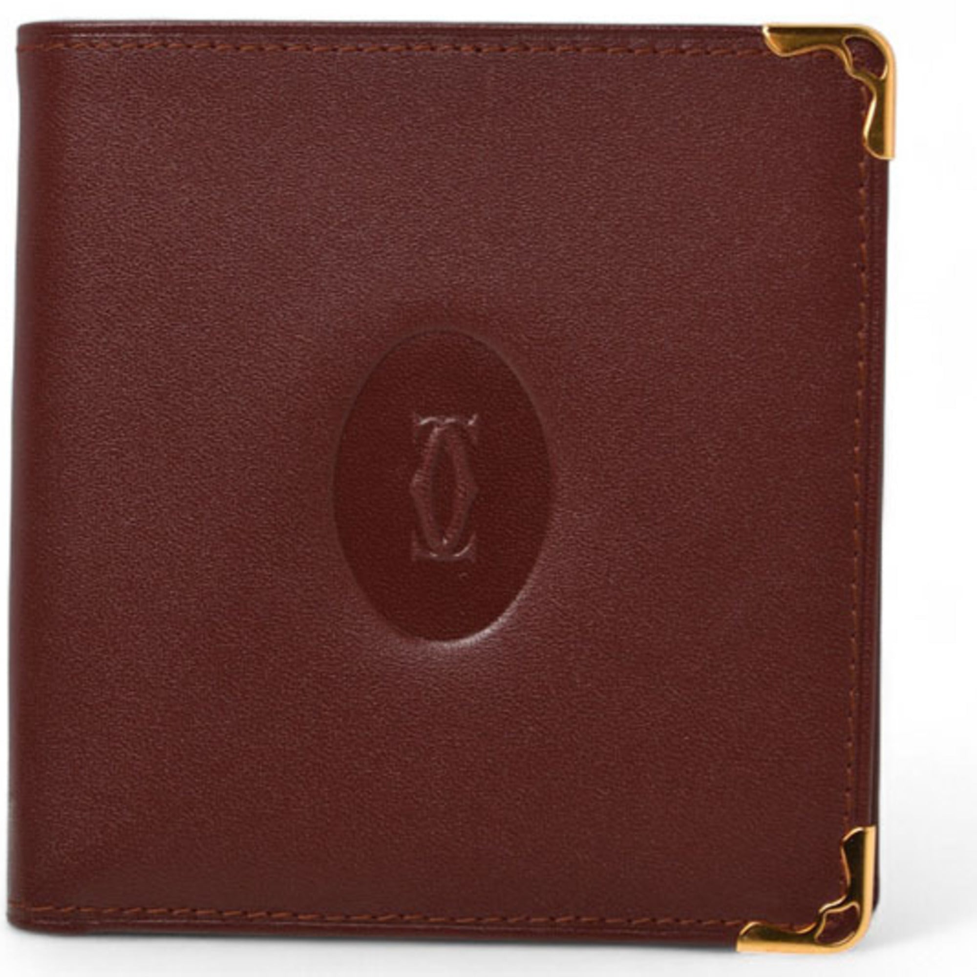 Cartier Must Bordeaux Wallet (Bi-Fold) (Pre-Owned)