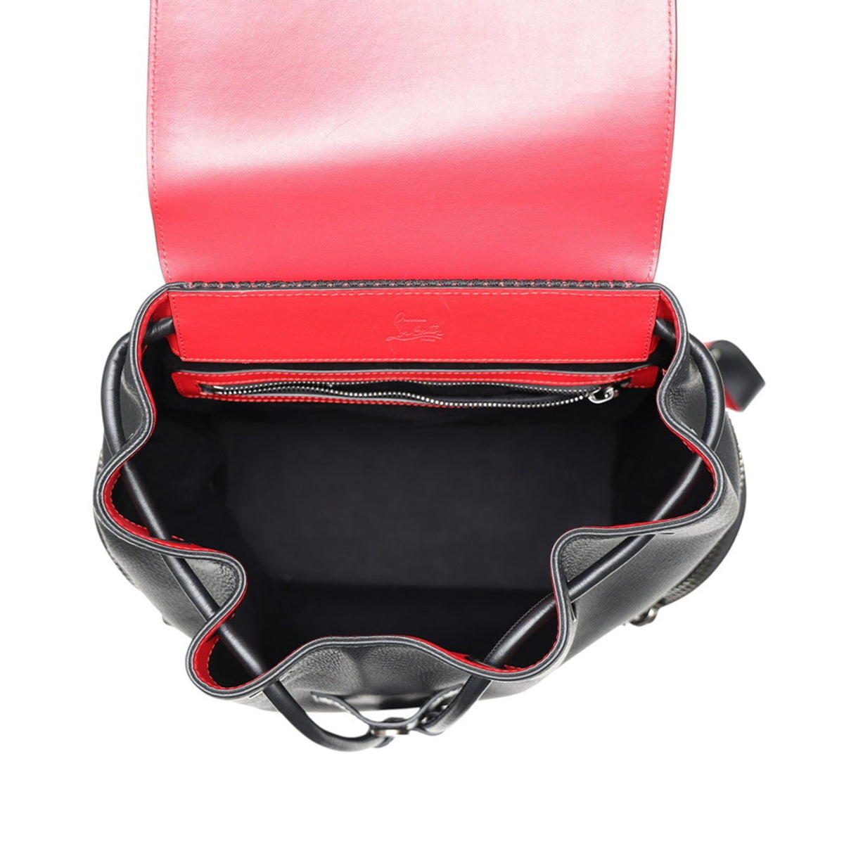 Christian Louboutin Black Leather Backpack (Pre-Owned)