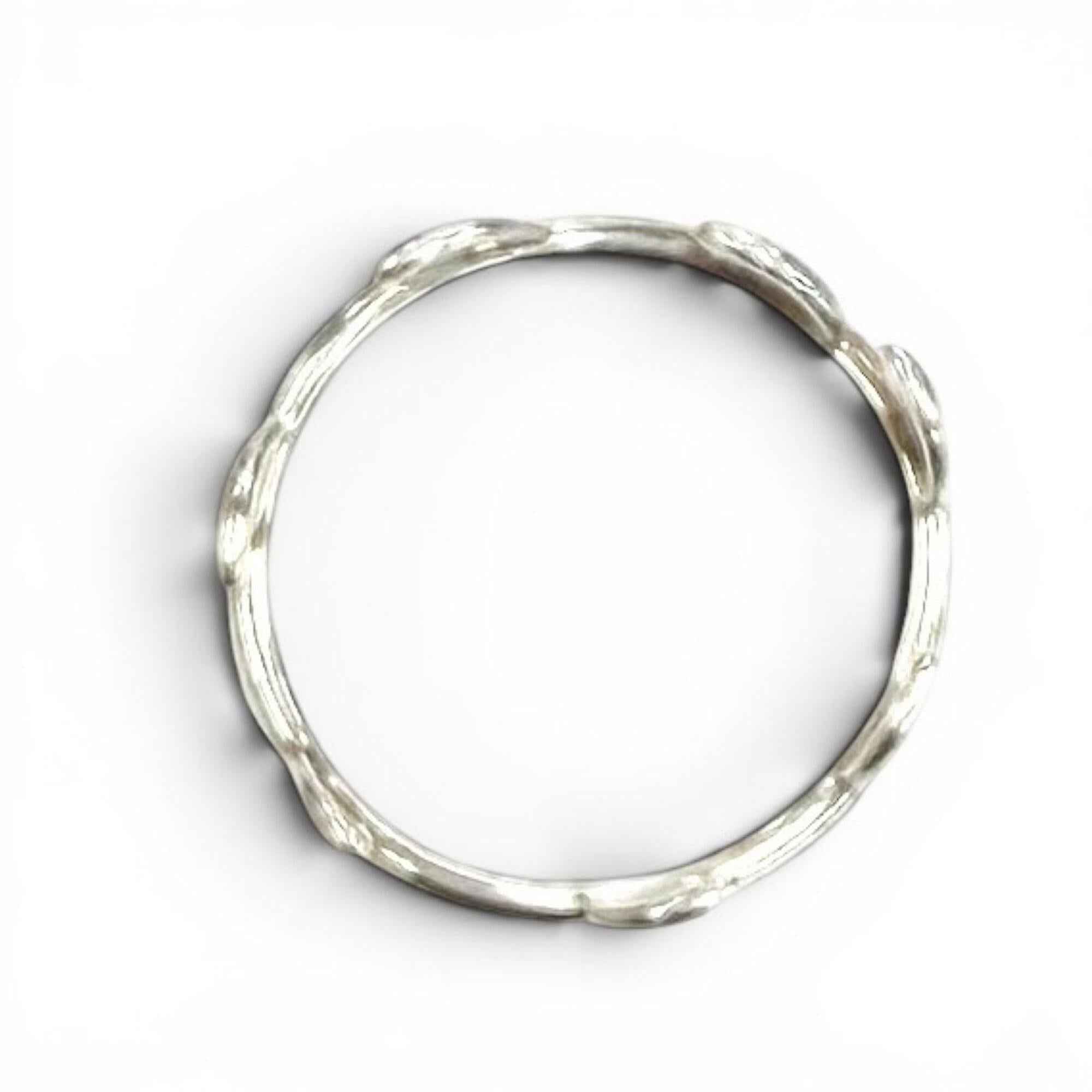 Tiffany Silver Silver 925 Band Ring (Pre-Owned)