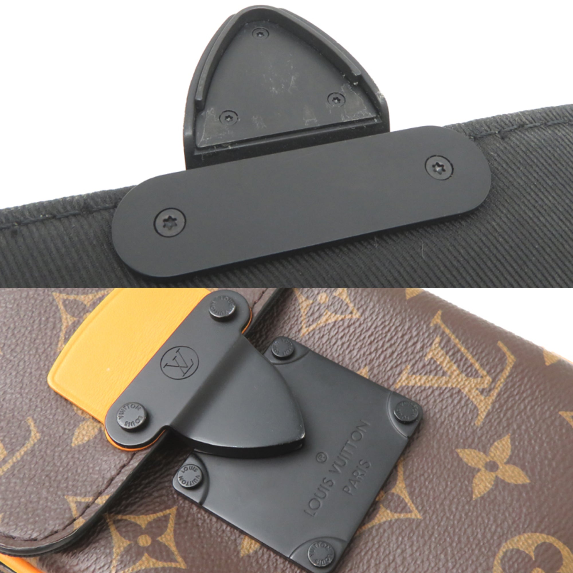 Louis Vuitton Brown Yellow Monogram Shoulder Bag (Pre-Owned)