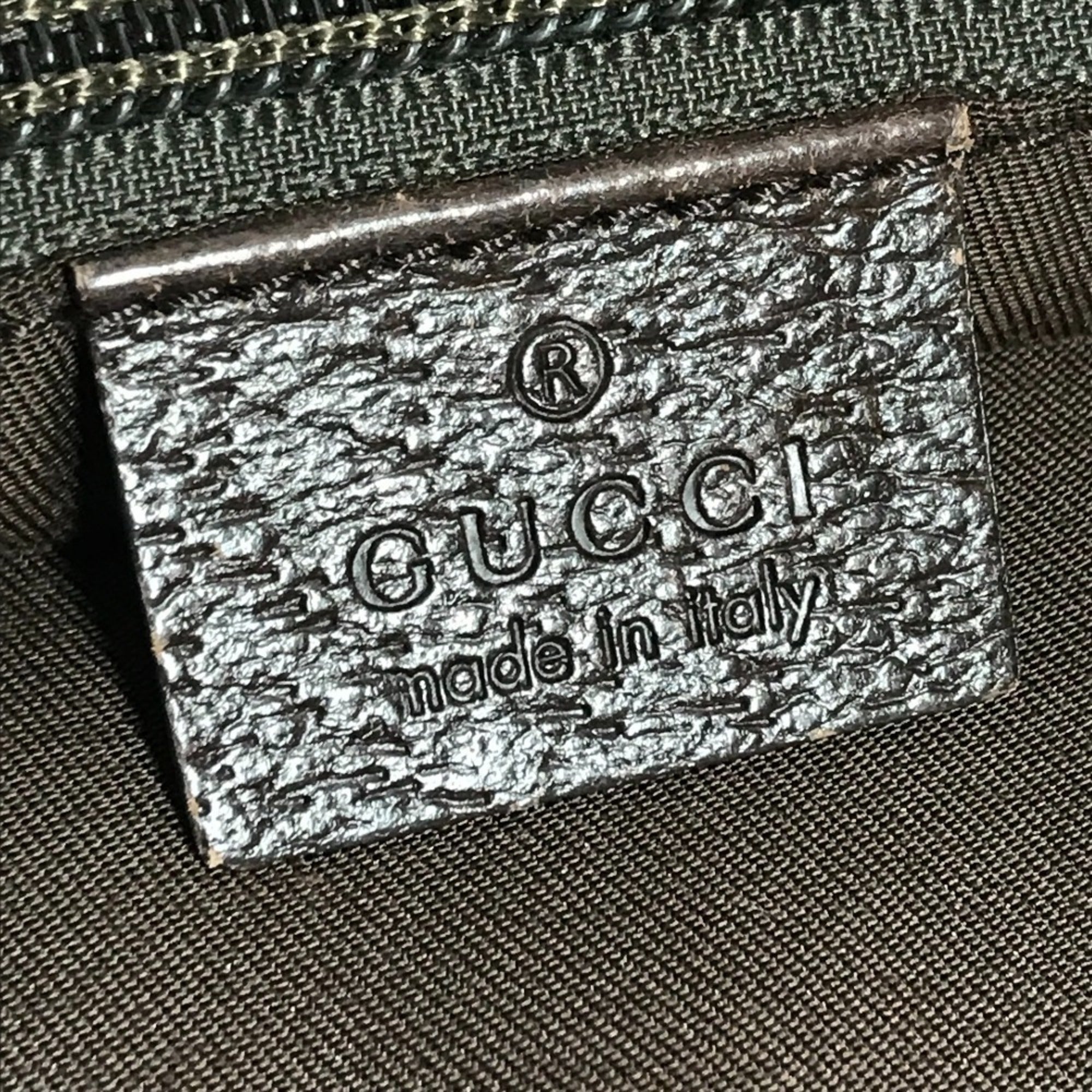 Gucci Beige Dark Brown Gg Canvas Shoulder Bag Tote Bag (Pre-Owned)