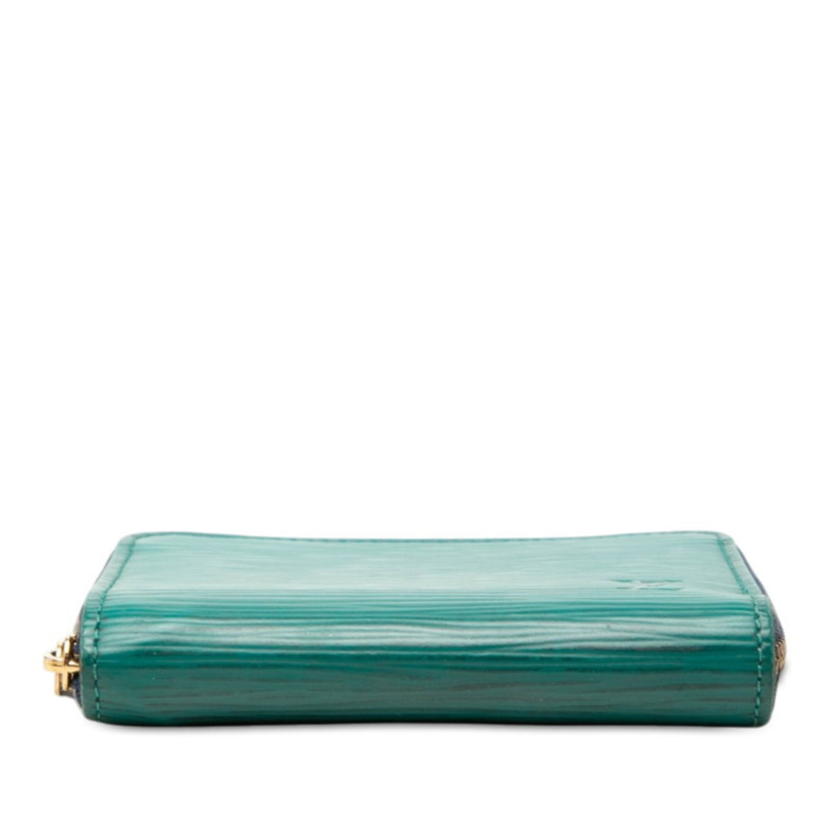 Louis Vuitton Green Leather Coin Purse/Coin Case (Pre-Owned)
