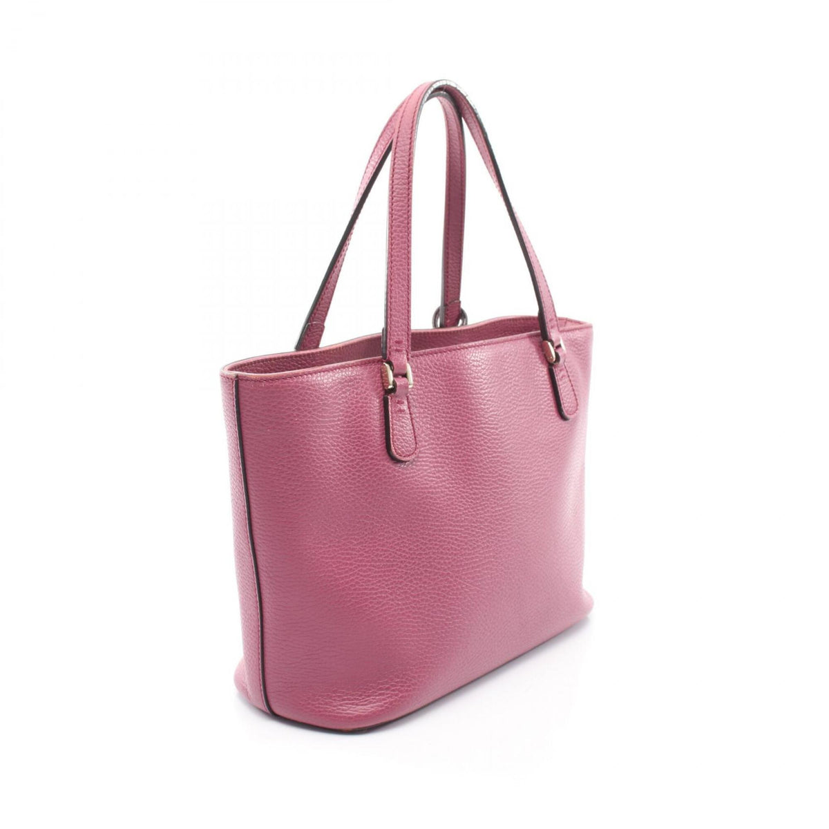 Gucci Pink Leather Handbag Tote Bag (Pre-Owned)