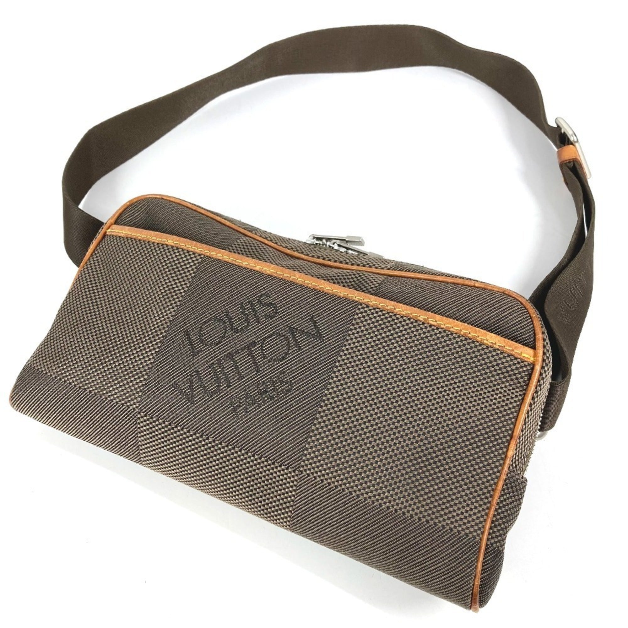 Louis Vuitton Damier Geant Earth Khaki Damier Geant Fanny Pack Sling Bag (Pre-Owned)