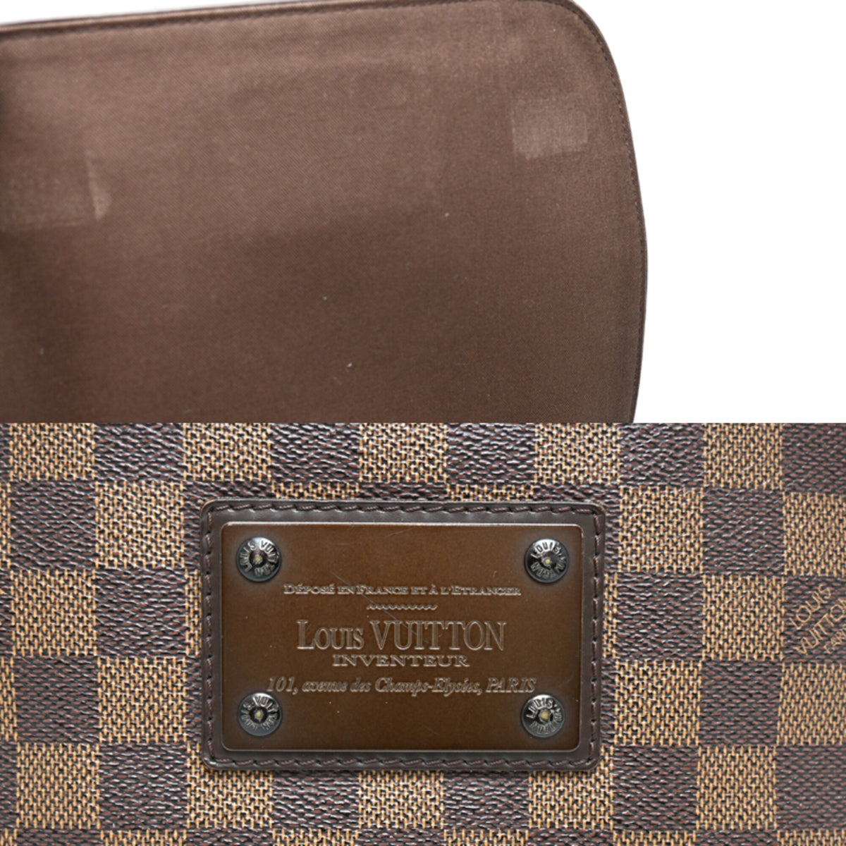 Louis Vuitton Brown Damier Canvas Shoulder Bag (Pre-Owned)