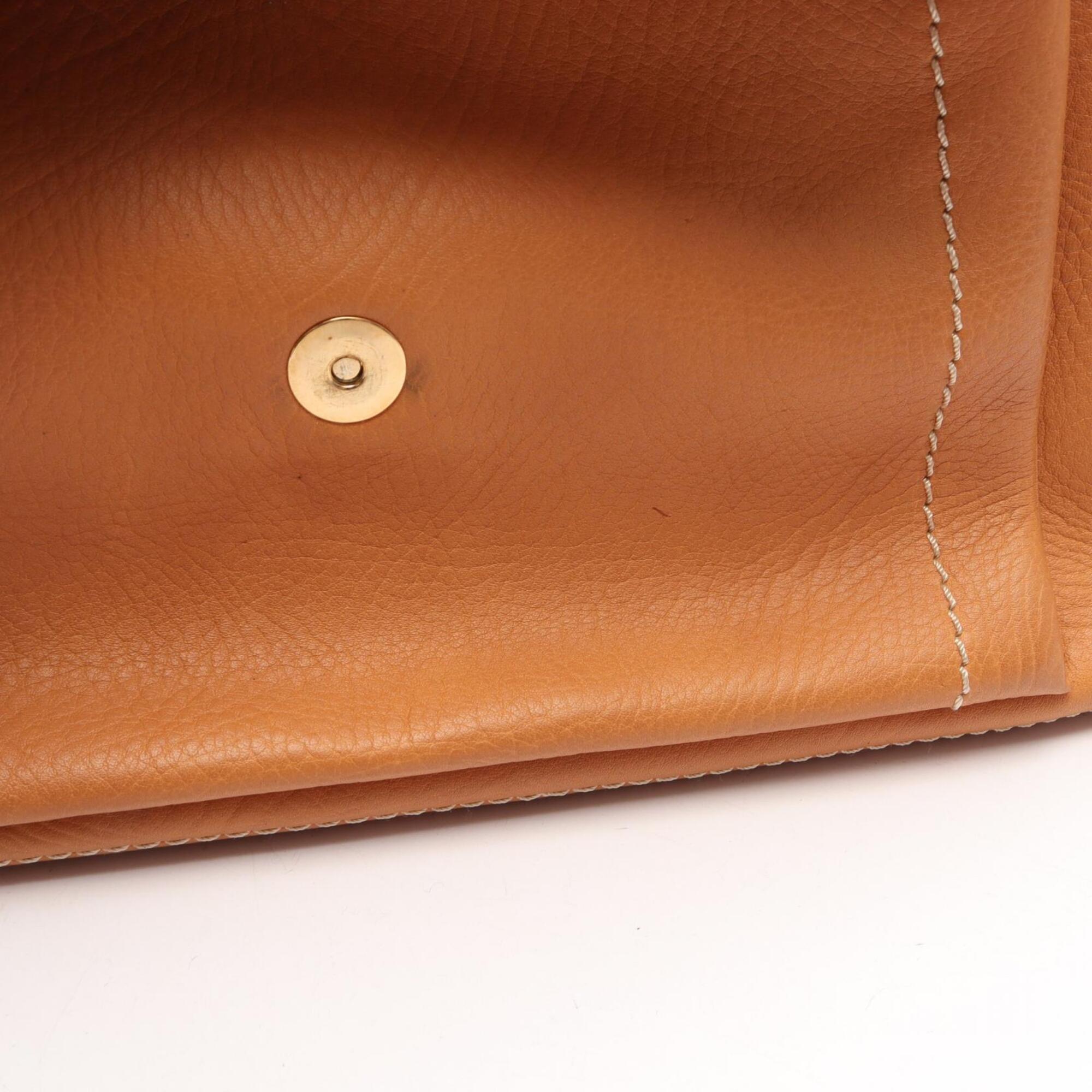Celine Beige Leather Handbag (Pre-Owned)