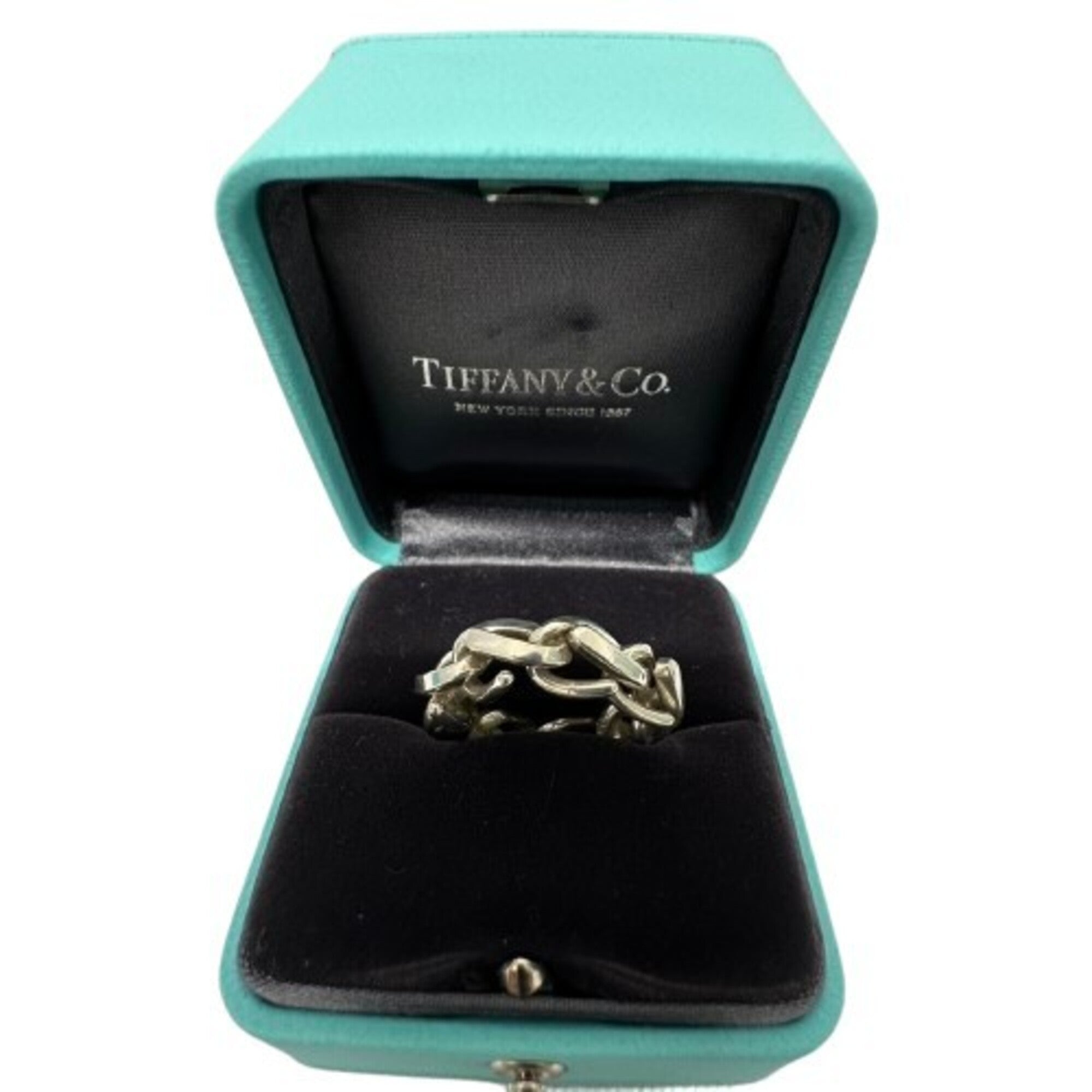Tiffany Silver 925 Band Ring (Pre-Owned)