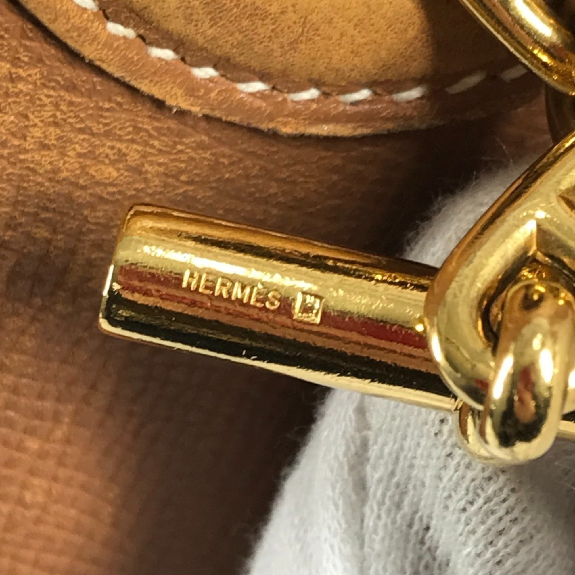 Hermes Brown Leather Shoulder Bag (Pre-Owned)