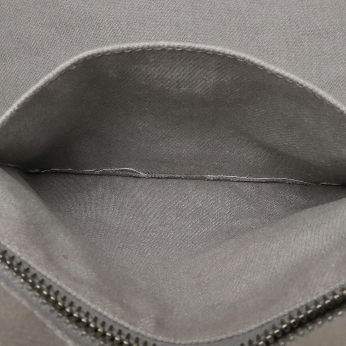 Prada Light Gray Denim Shoulder Bag Tote Bag (Pre-Owned)