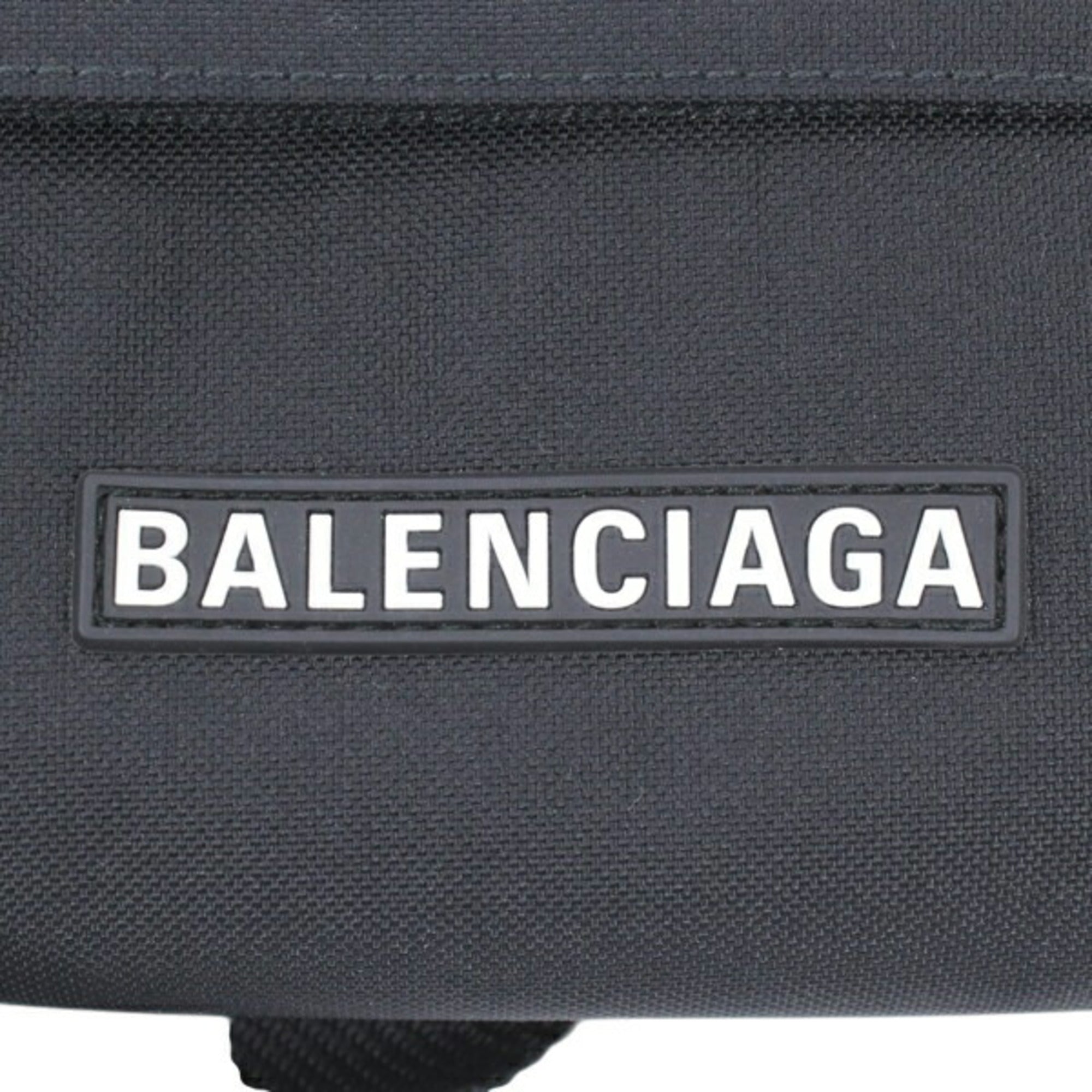 Balenciaga Black Nylon Fanny Pack Sling Bag (Pre-Owned)