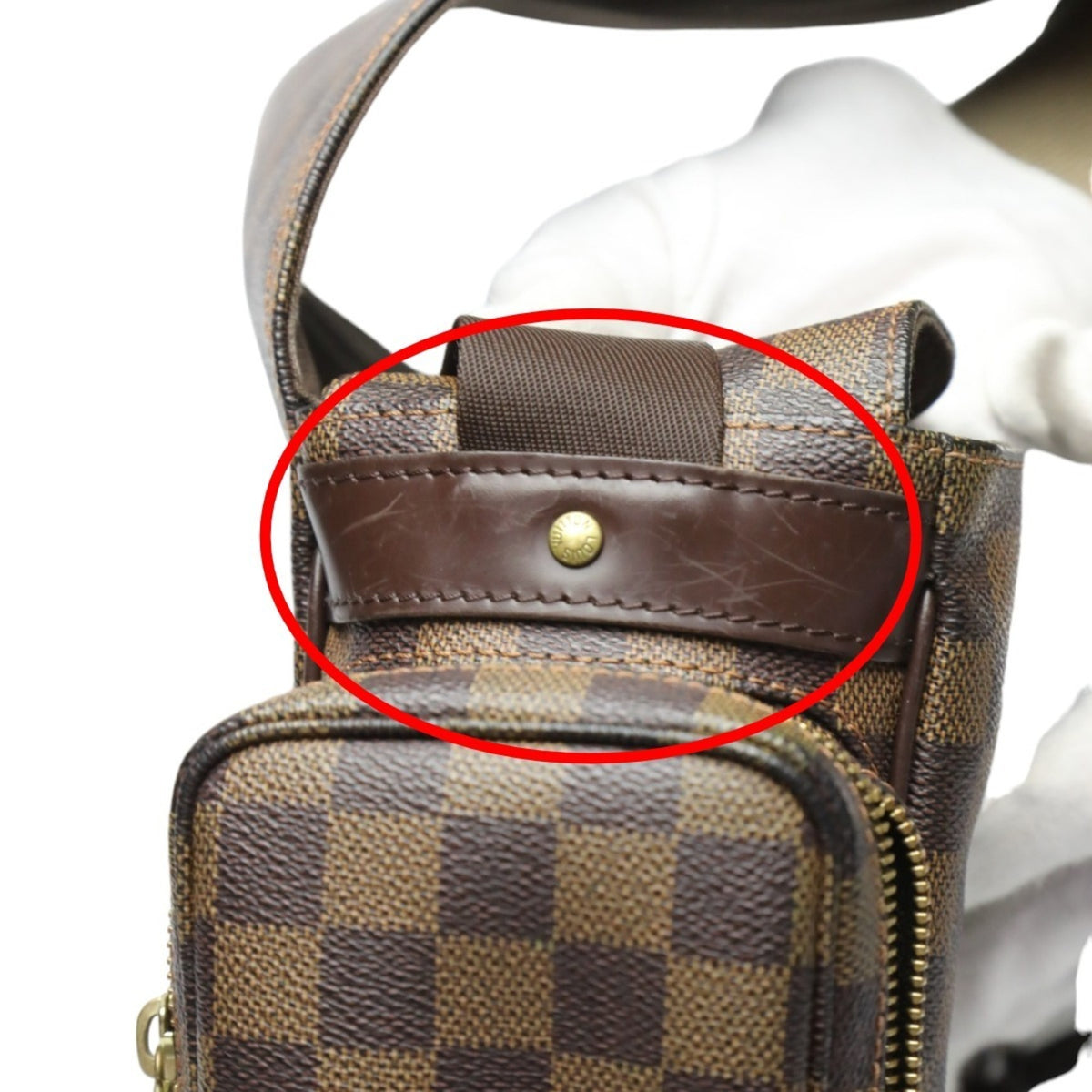 Louis Vuitton Brown Damier Canvas Damier Canvas Shoulder Bag (Pre-Owned)
