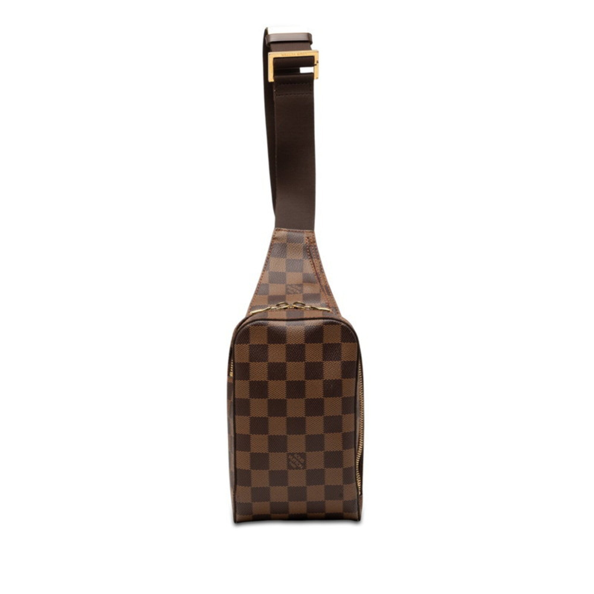 Louis Vuitton Damier Brown Pvc Leather Shoulder Bag Sling Bag (Pre-Owned)