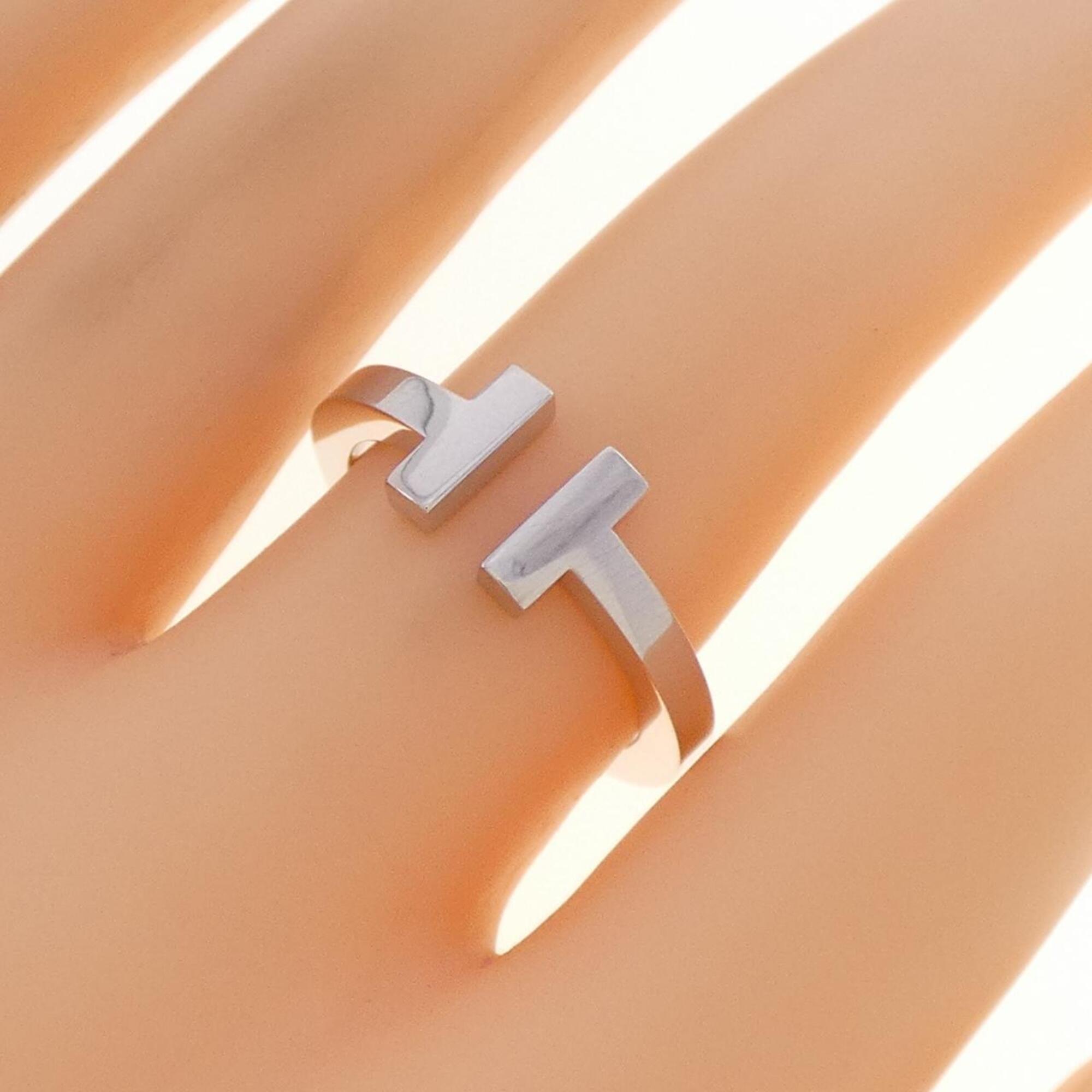 Tiffany White Gold (18K) Band Ring (Pre-Owned)