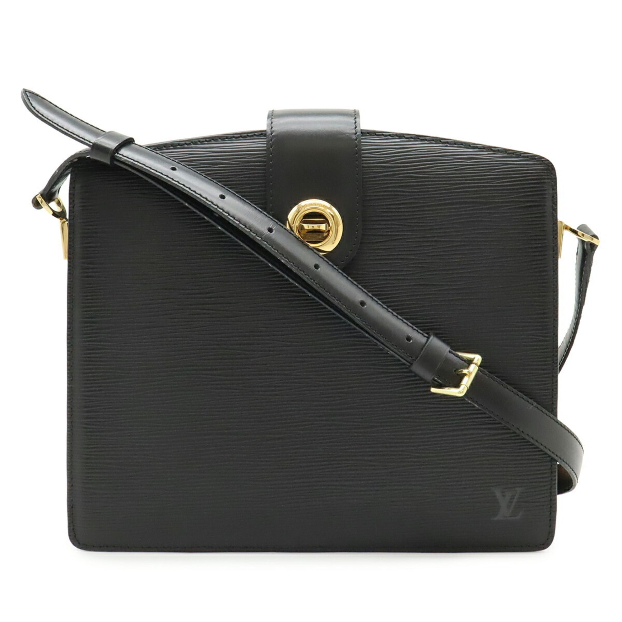 Louis Vuitton Epi Black Noir Epi Leather Shoulder Bag (Pre-Owned)