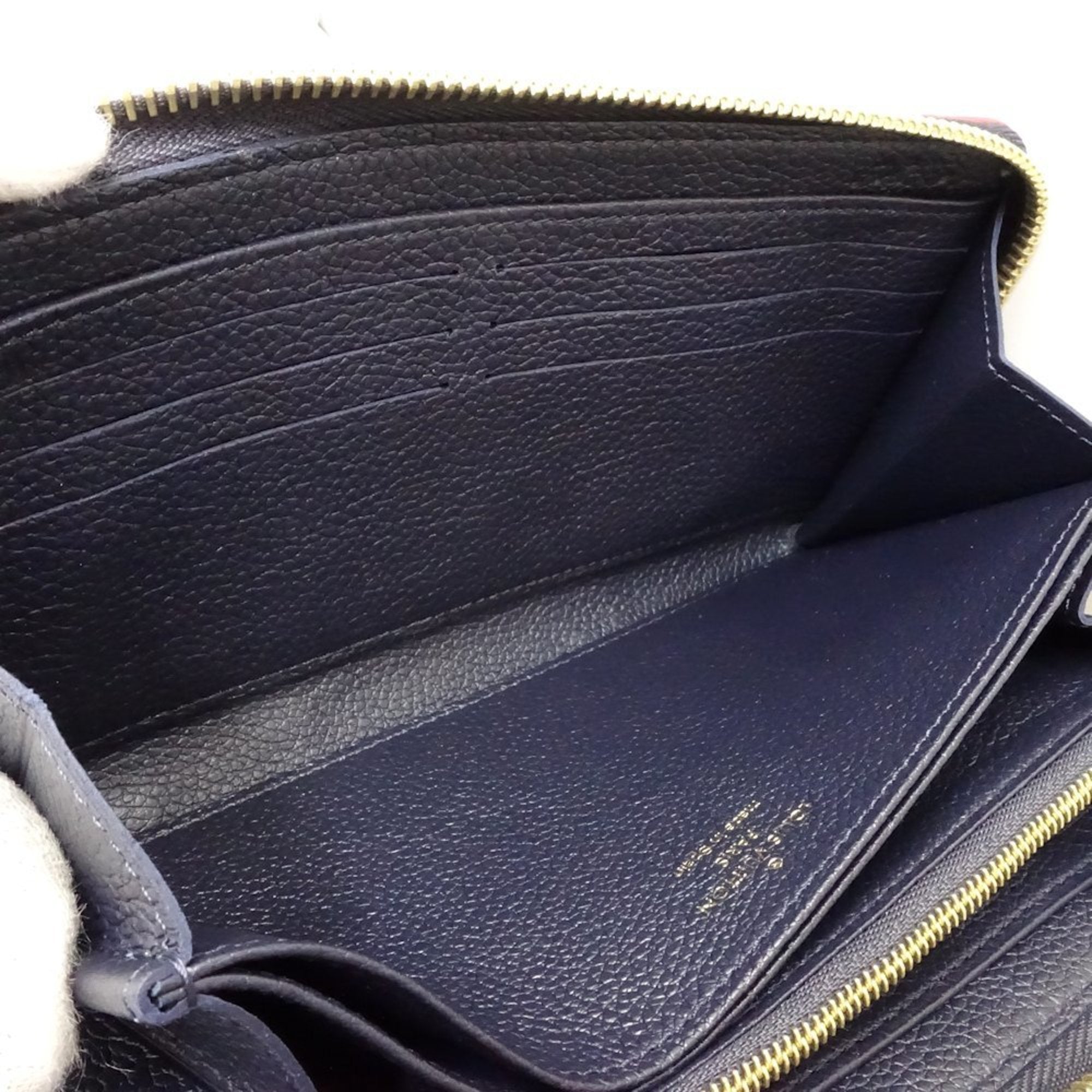 Louis Vuitton Marine Rouge Monogram Empreinte Long Wallet (Bi-Fold) (Pre-Owned)