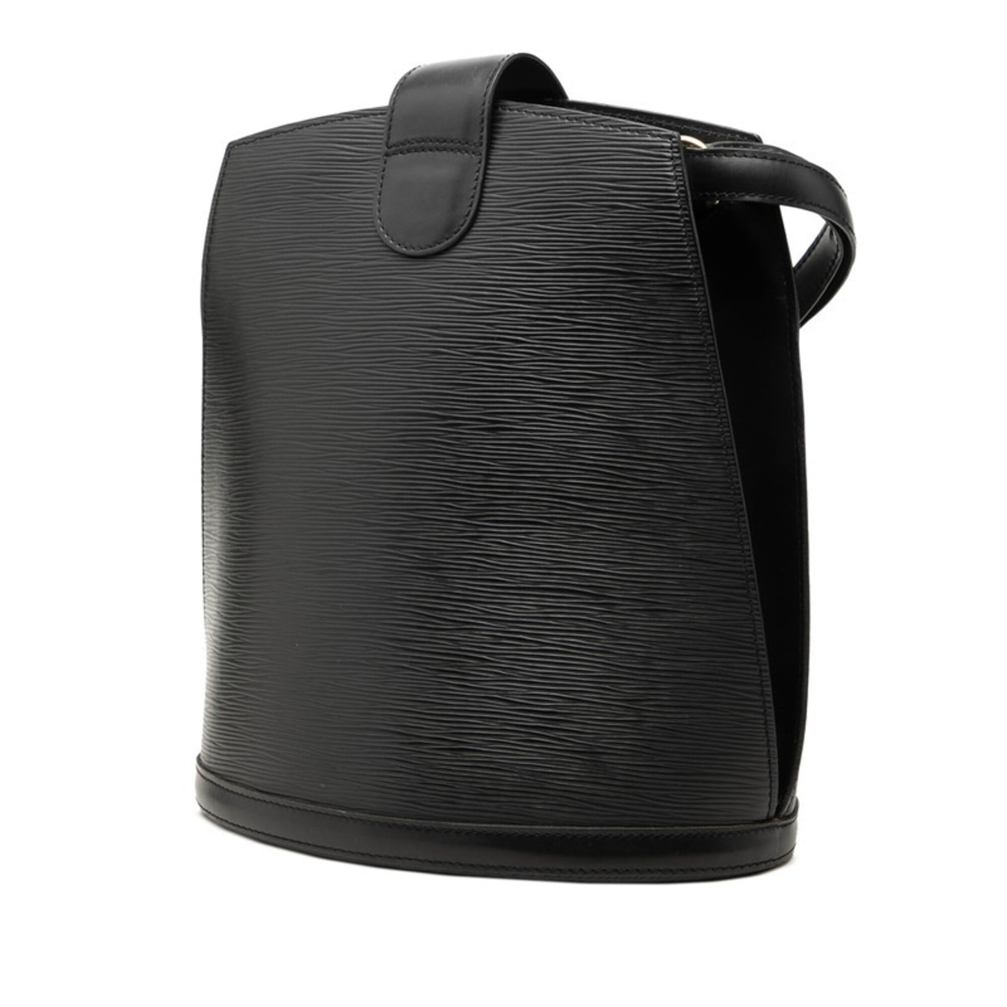 Louis Vuitton Black Noir Leather Shoulder Bag (Pre-Owned)