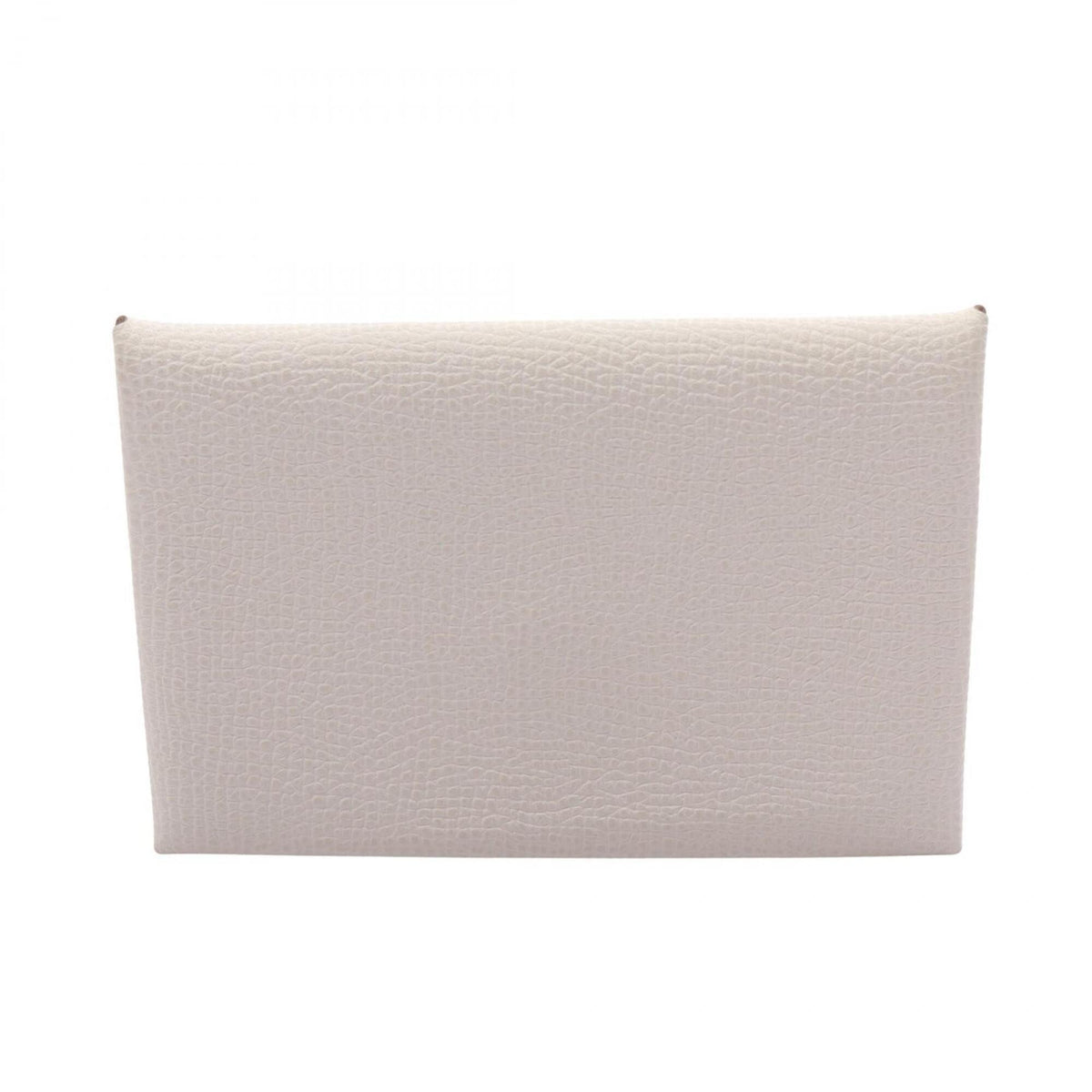 Hermes White Epsom Leather Coin Purse/Coin Case (Pre-Owned)