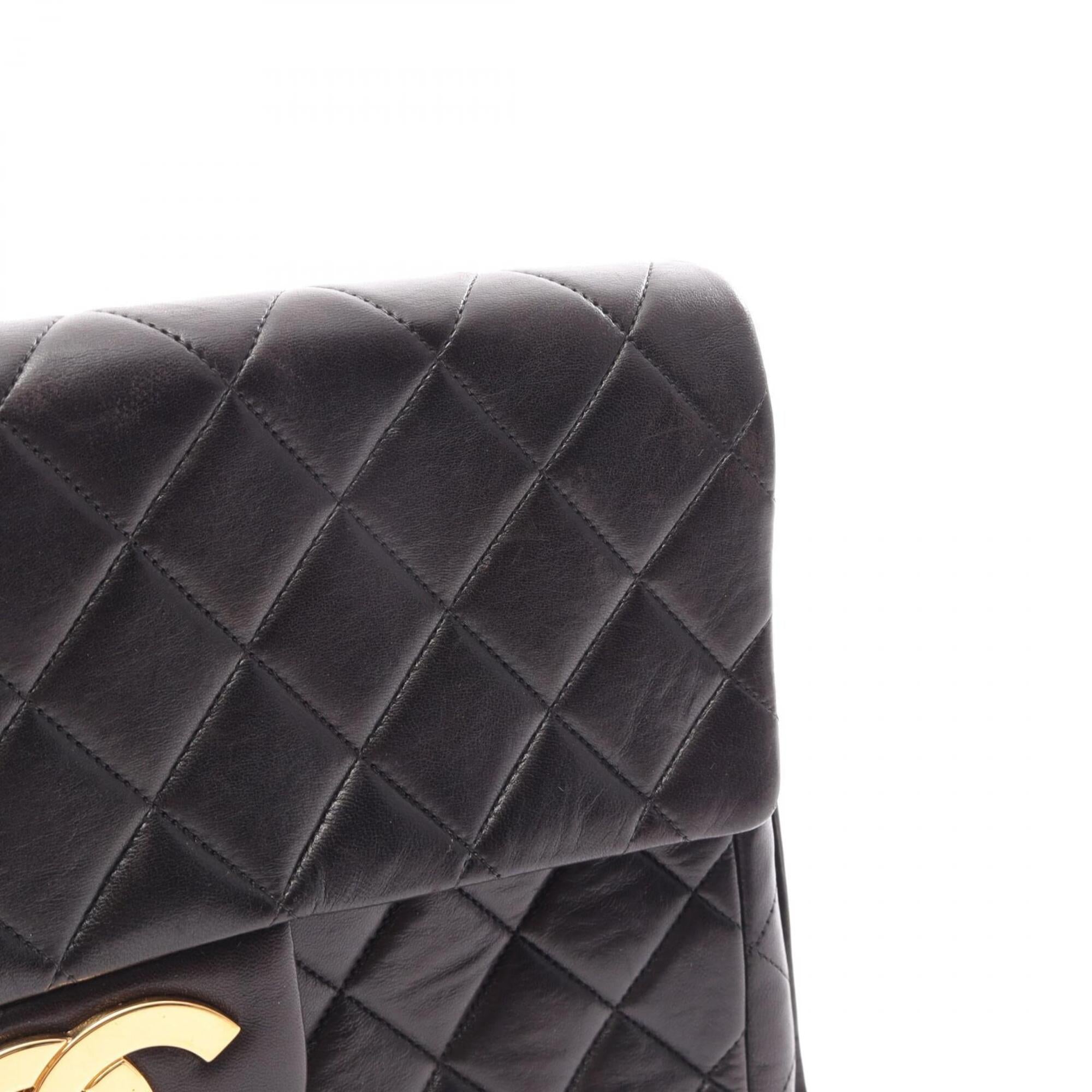 Chanel Black Leather Backpack (Pre-Owned)