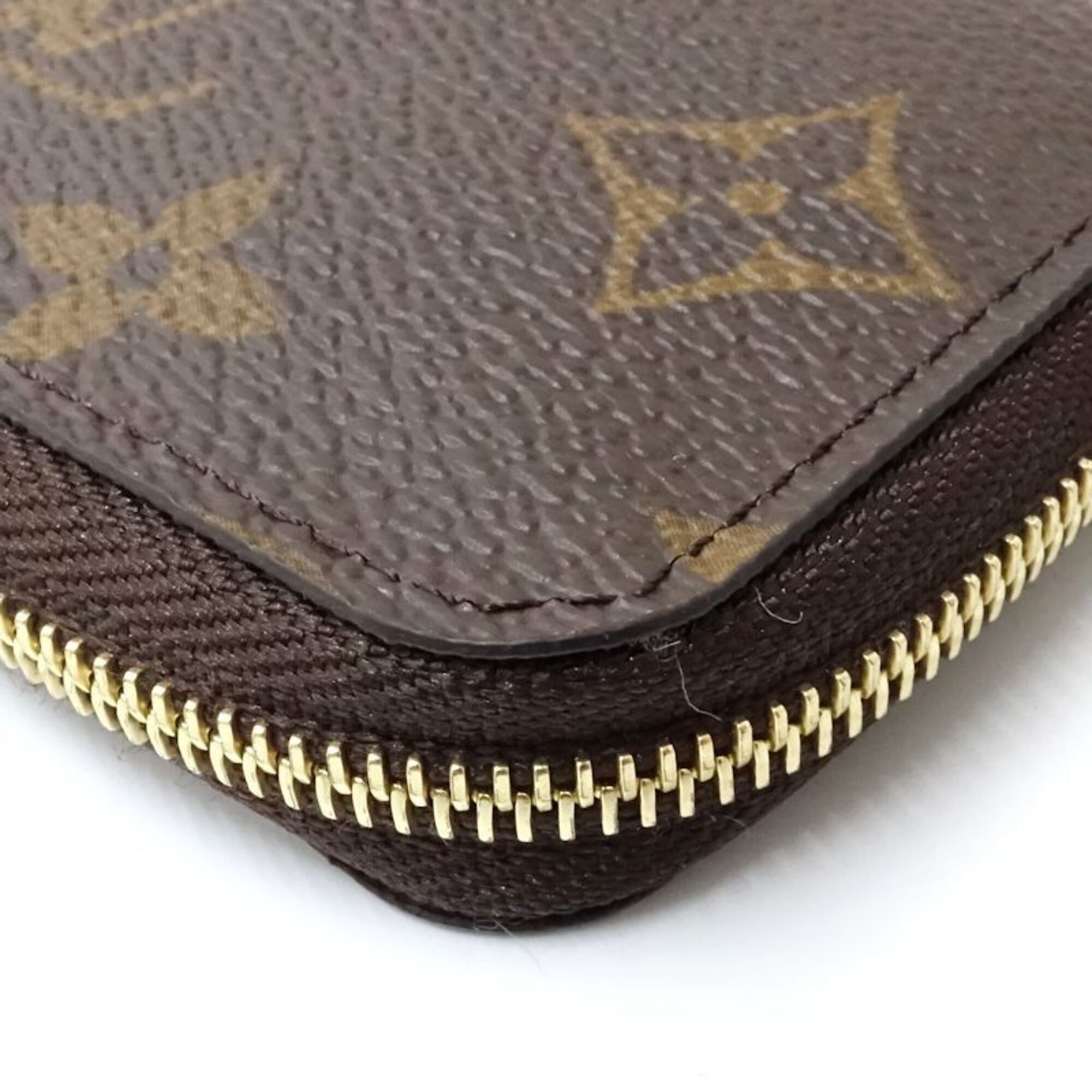 Louis Vuitton Brown Canvas Coin Purse/Coin Case (Pre-Owned)