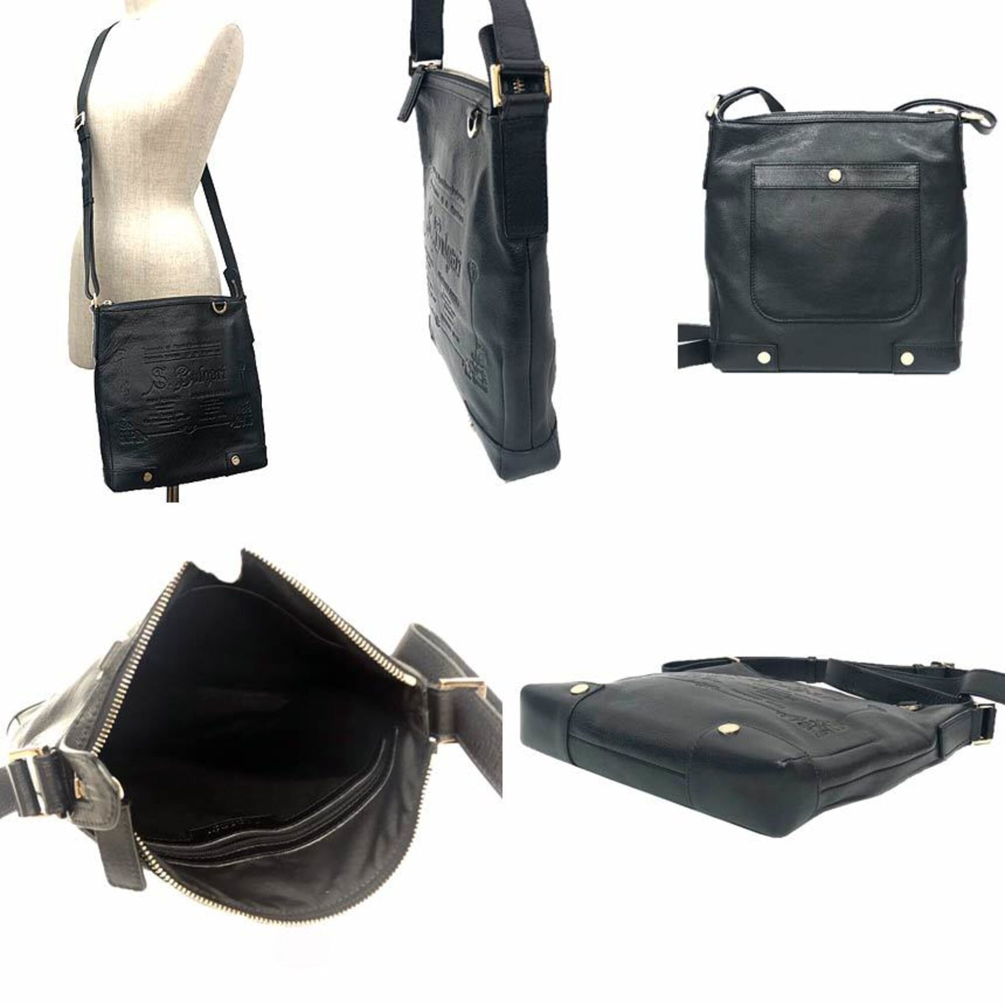 Bvlgari Black Leather Shoulder Bag (Pre-Owned)