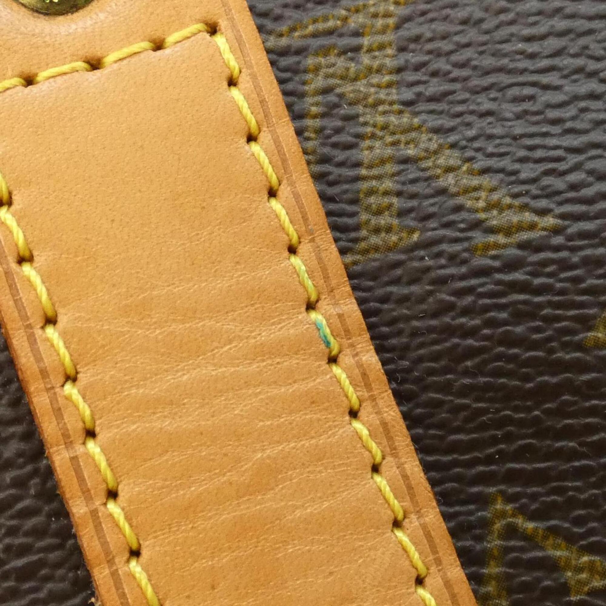 Louis Vuitton Monogram Marron Coated Canvas Handbag (Pre-Owned)
