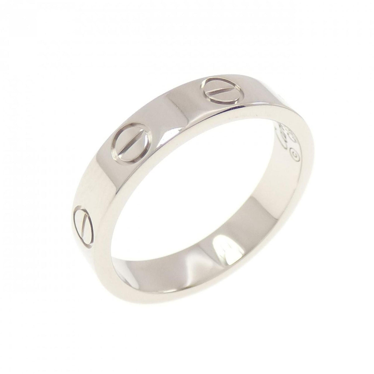 Cartier White Gold White Gold (18K) Band Ring (Pre-Owned)