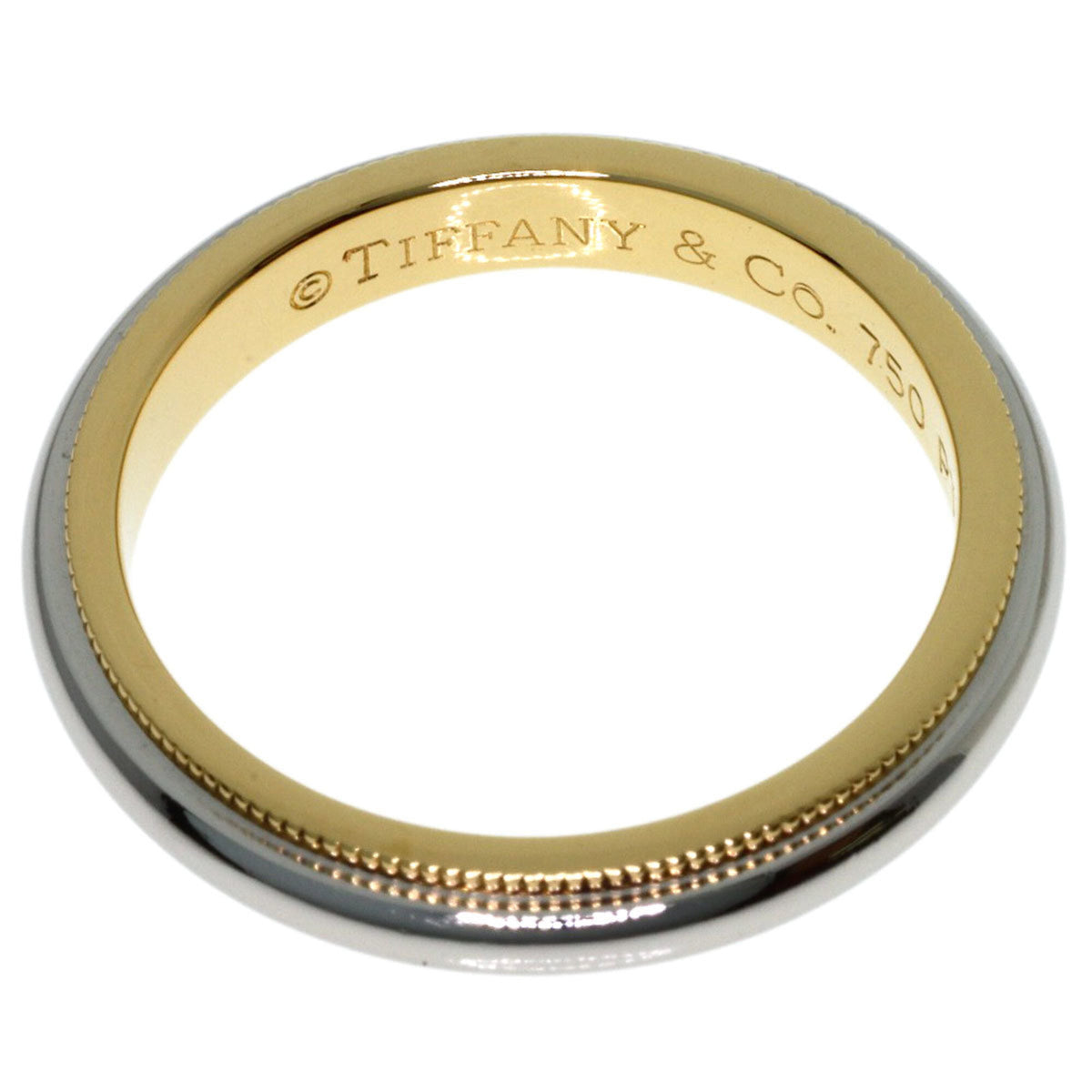 Tiffany Yellow Gold (18K) Platinum 950 Band Ring (Pre-Owned)