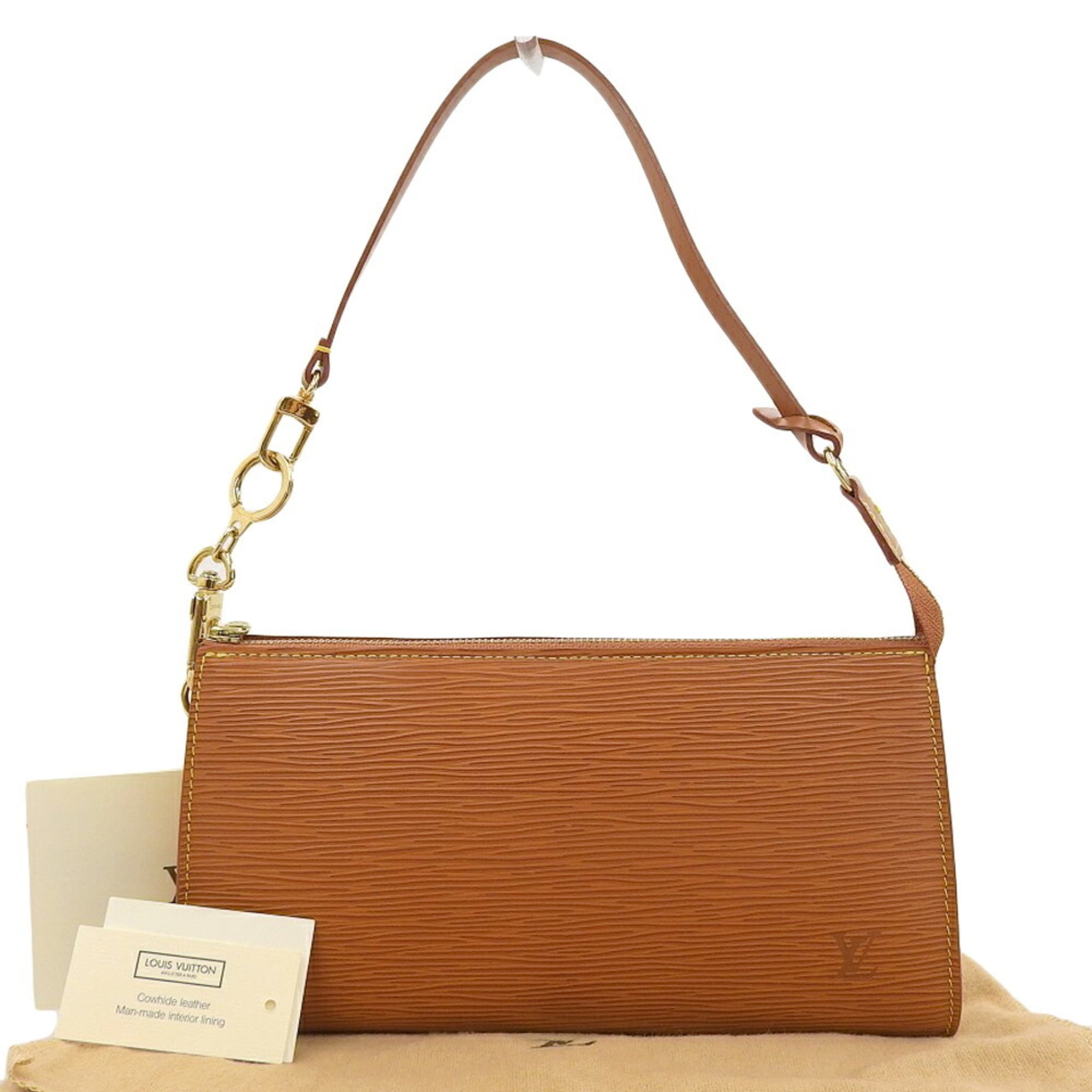 Louis Vuitton Brown Gold Cipango Leather Pouch (Pre-Owned)
