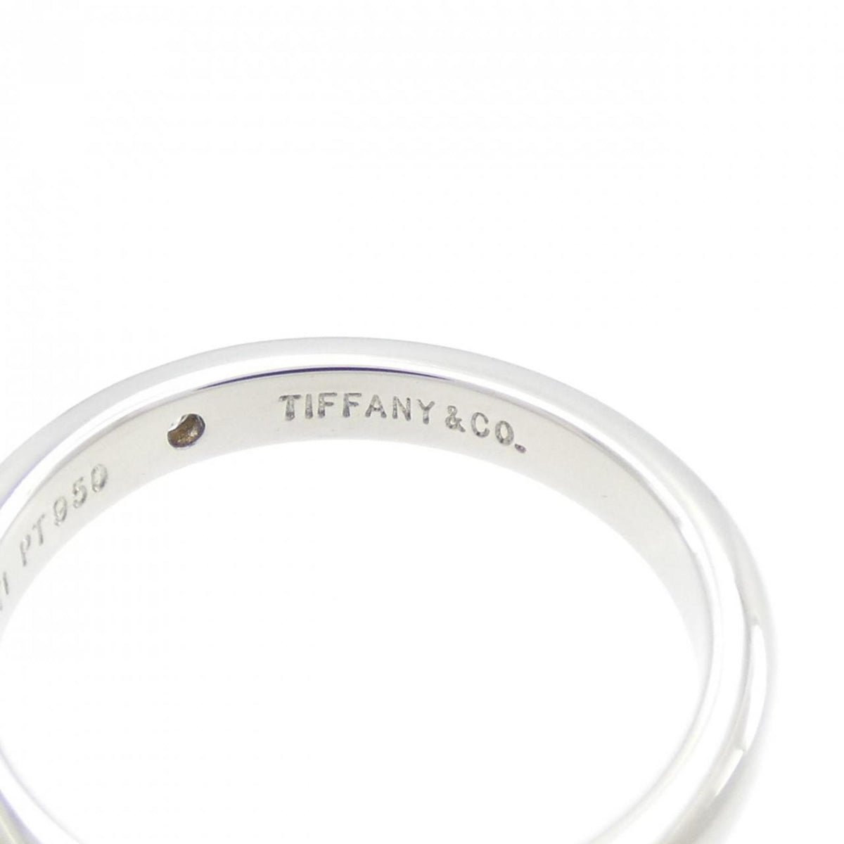 Tiffany Platinum 950 Band Ring (Pre-Owned)